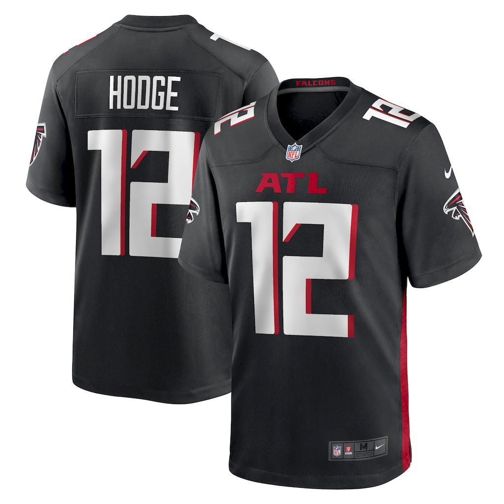 Mens Atlanta Falcons KhaDarel Hodge Nike Black Game Jersey.jpg