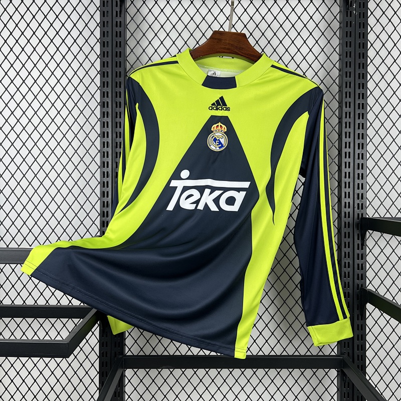 Retro Real Madrid 1999/00 Goalkeeper Long Sleeve Jersey
