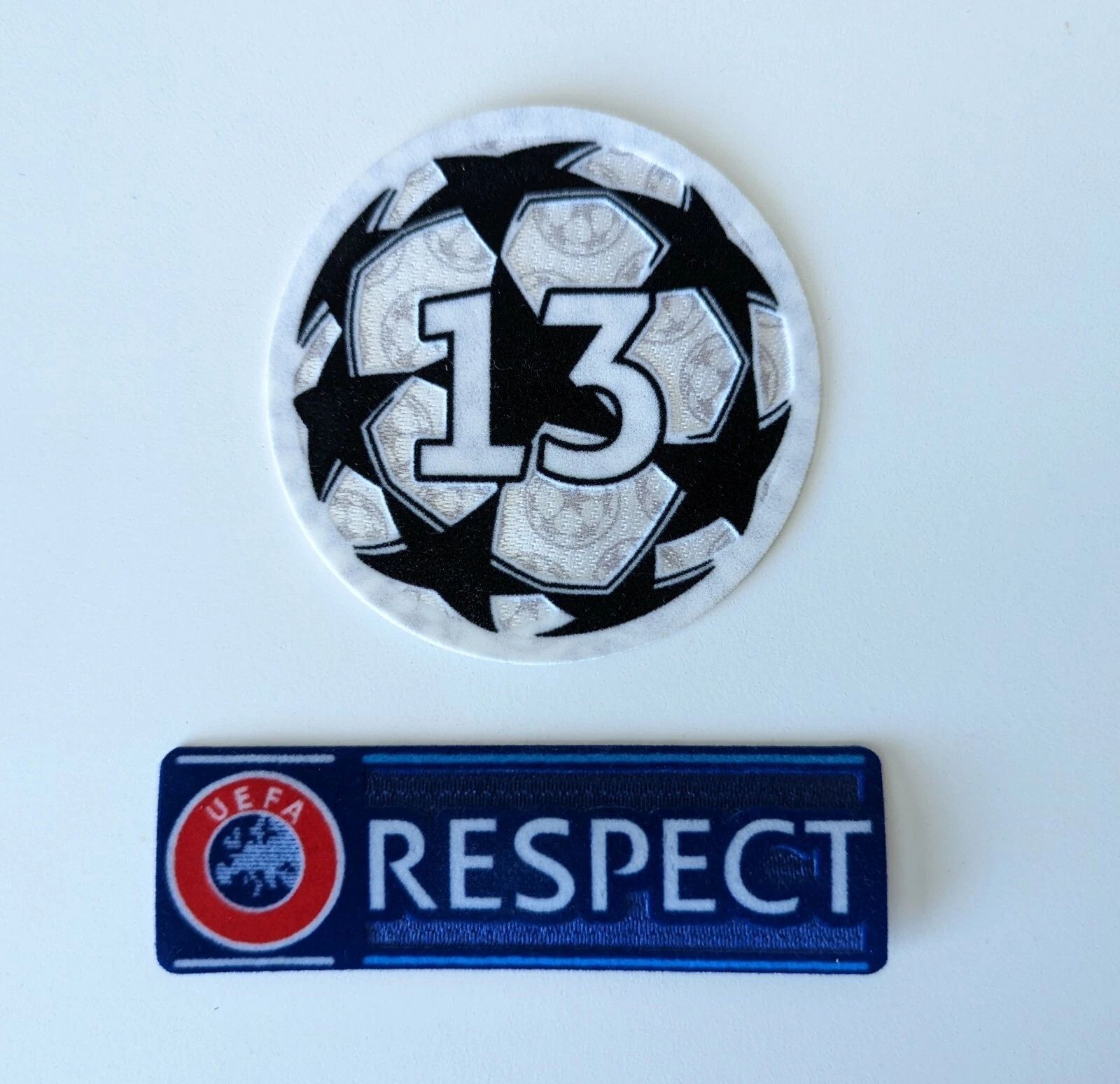 202122 UEFA Champions League patch set Real Madrid UEFA Respect patch.jpg