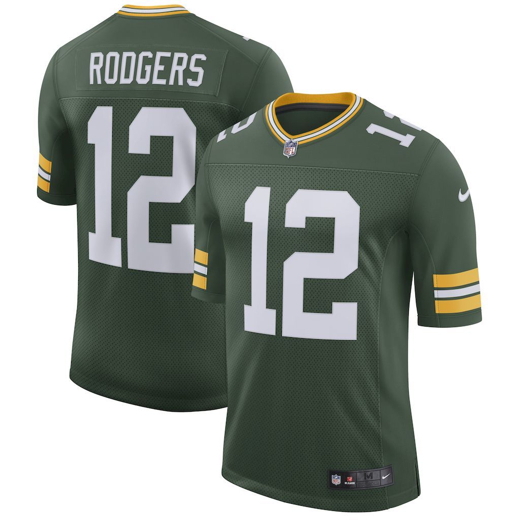 Mens Green Bay Packers Aaron Rodgers Nike Green Classic Limited P.jpg