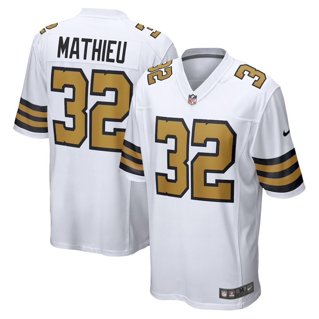 Mens New Orleans Saints Tyrann Mathieu Nike White Player Game Jer.jpg