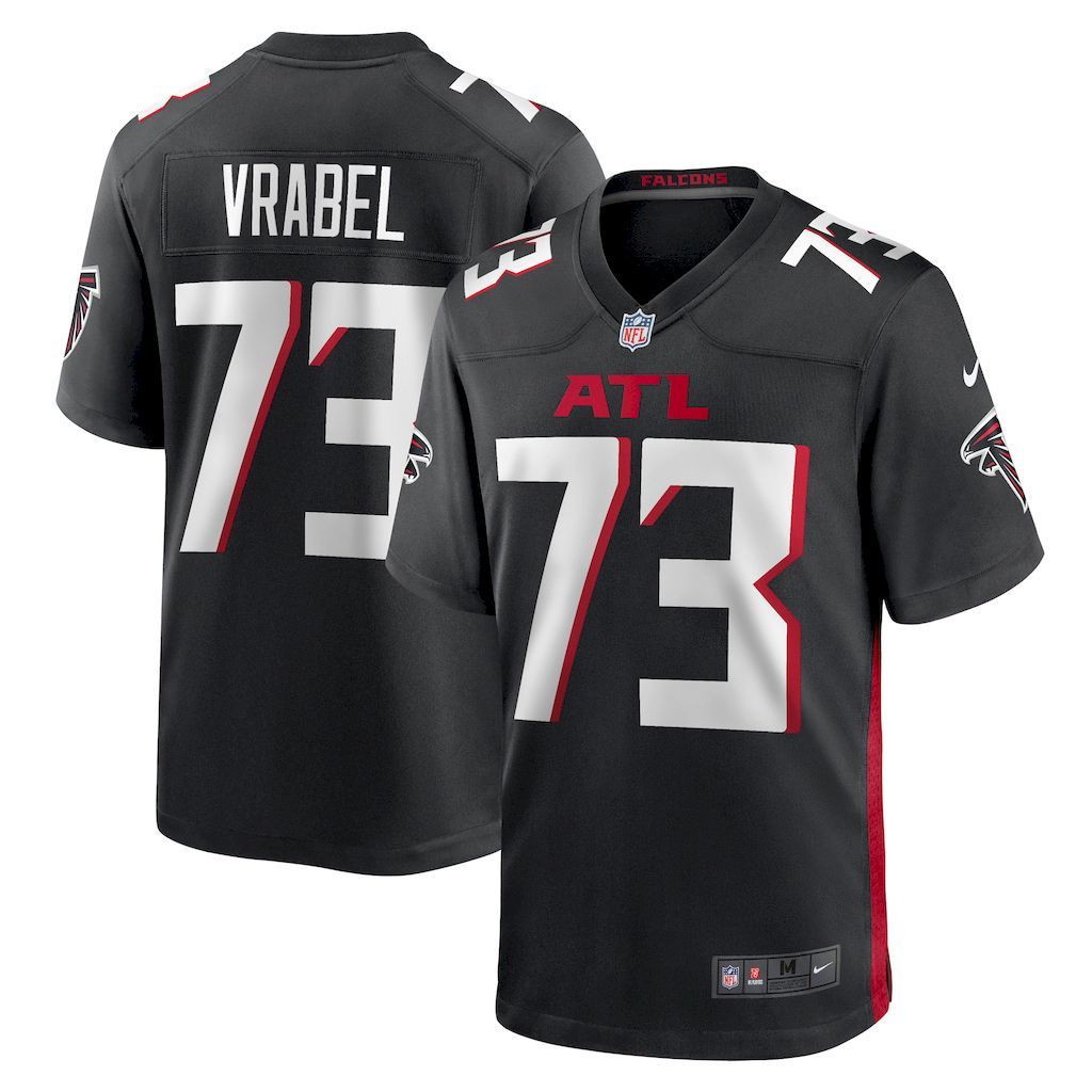 Mens Atlanta Falcons Tyler Vrabel Nike Black Player Game Jersey.jpg
