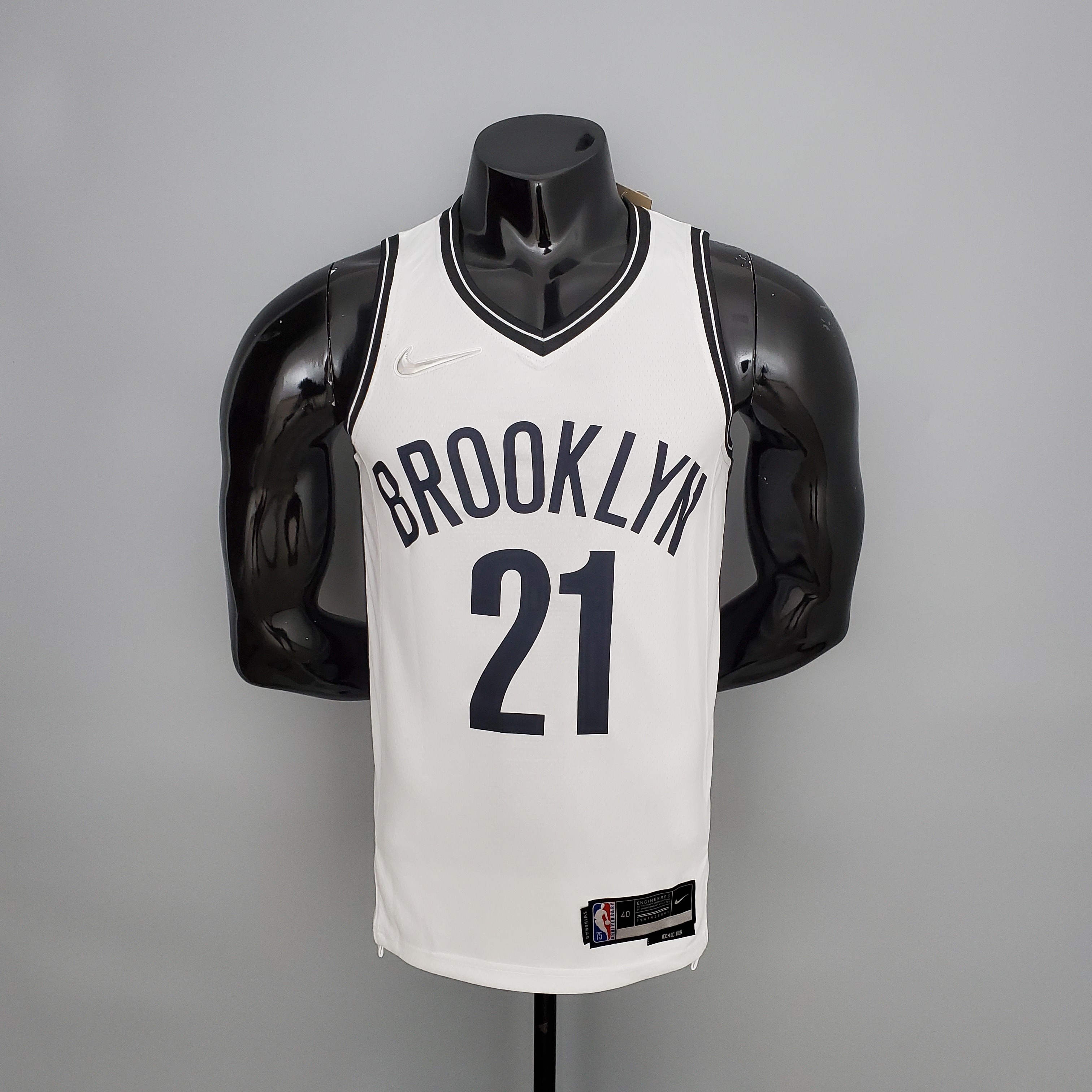 75th Anniversary ALDRIDGE#21 Nets White NBA Jersey S-XXL