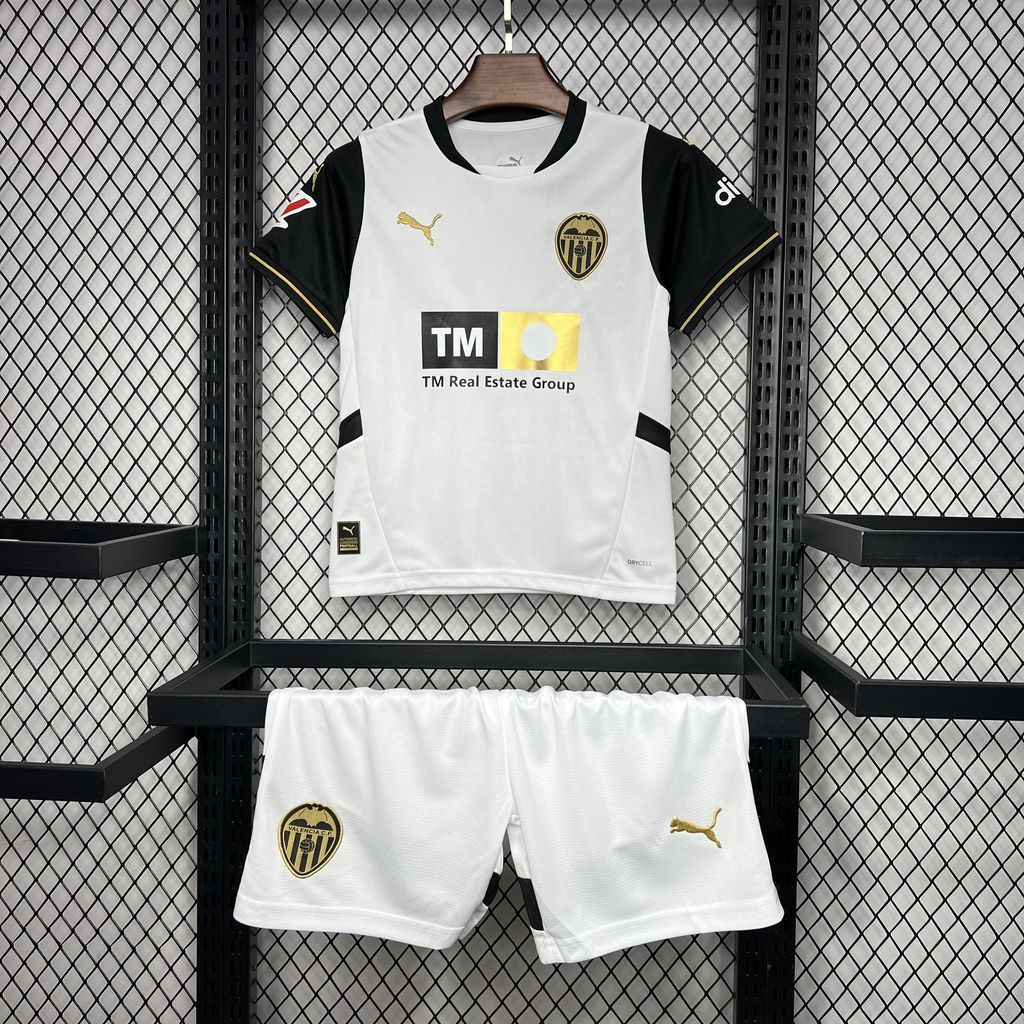 Valencia CF 2024/25 Home Kids Kit