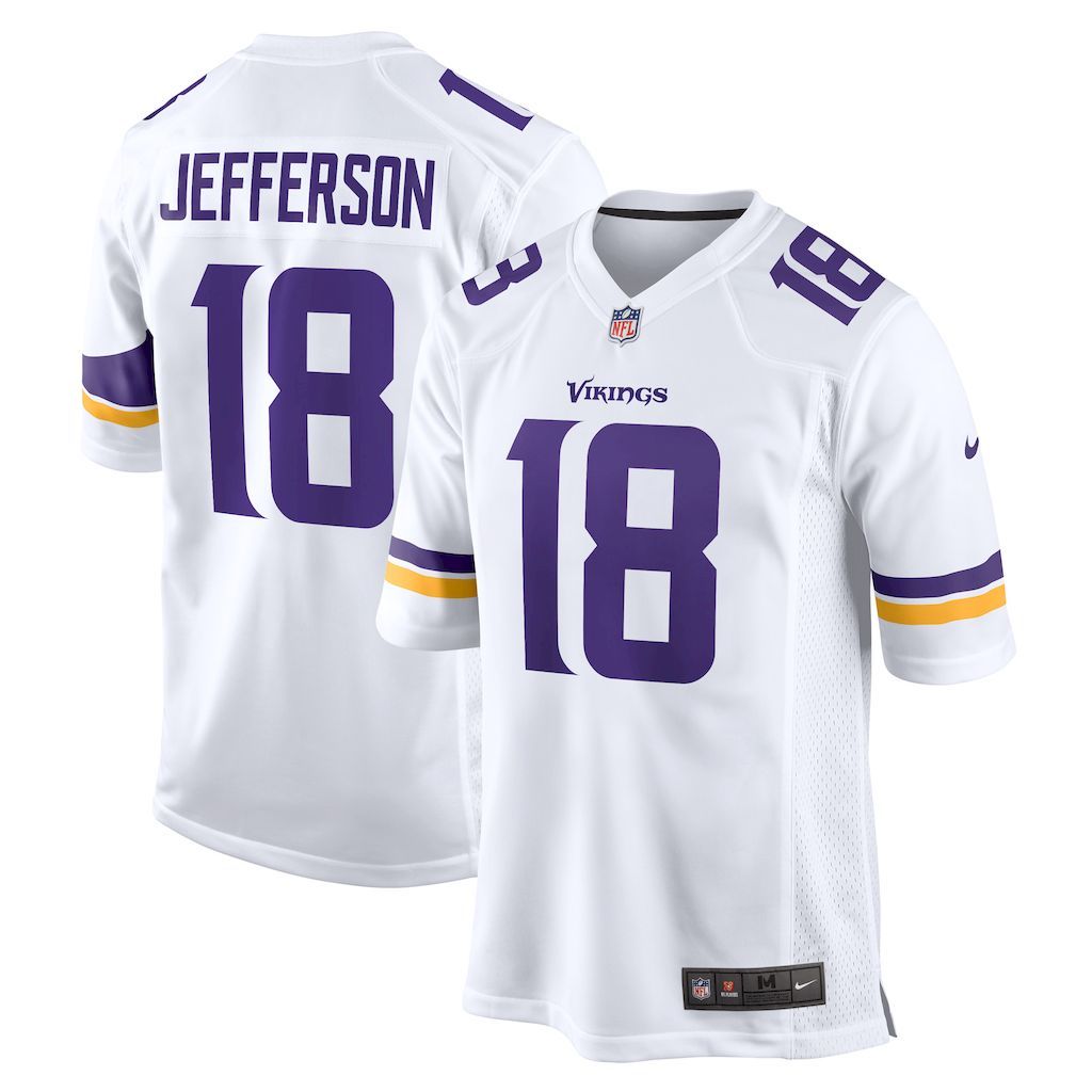 Mens Minnesota Vikings Justin Jefferson Nike White Game Player Je.jpg