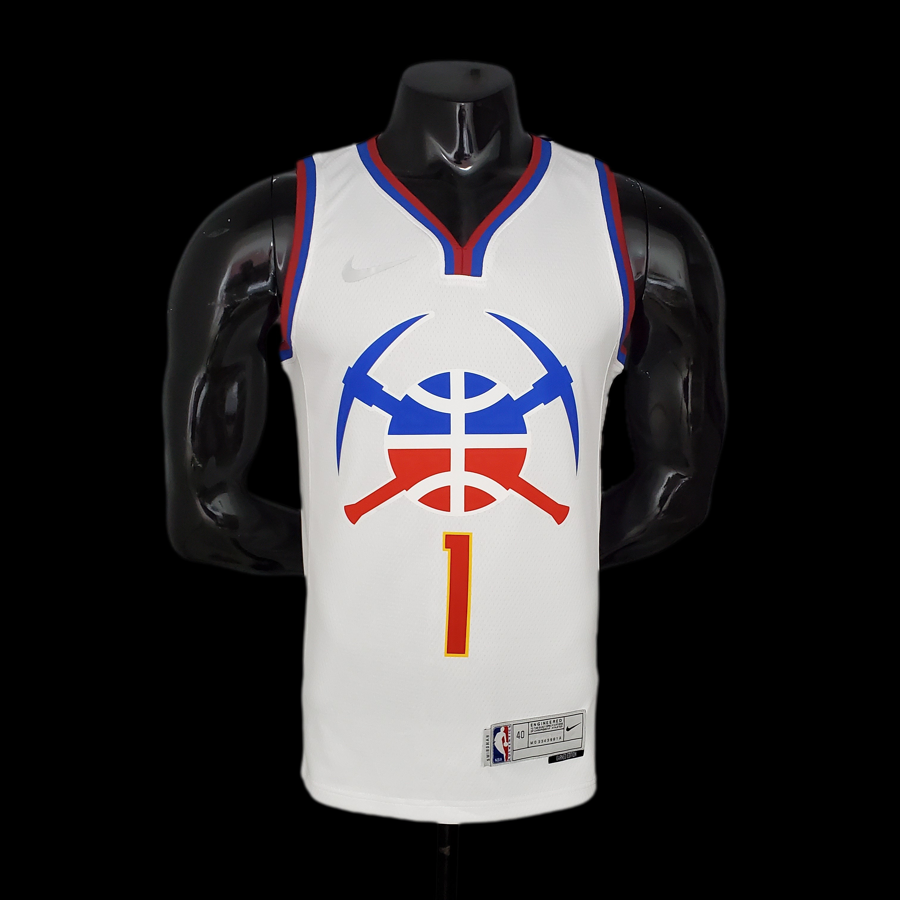 2021 PORTER JR.#1 Nuggets Bonus Edition White NBA Jersey S-XXL