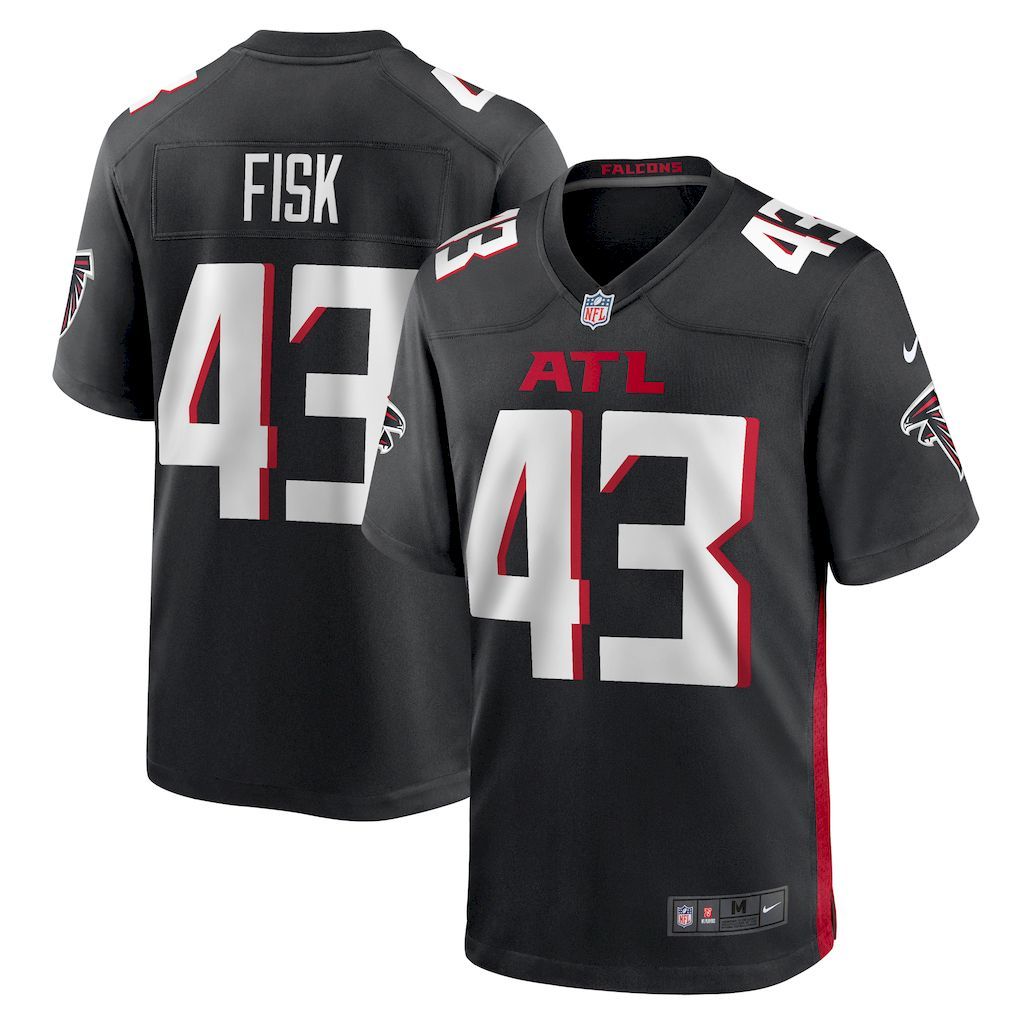 Mens Atlanta Falcons Tucker Fisk Nike Black Player Game Jersey.jpg