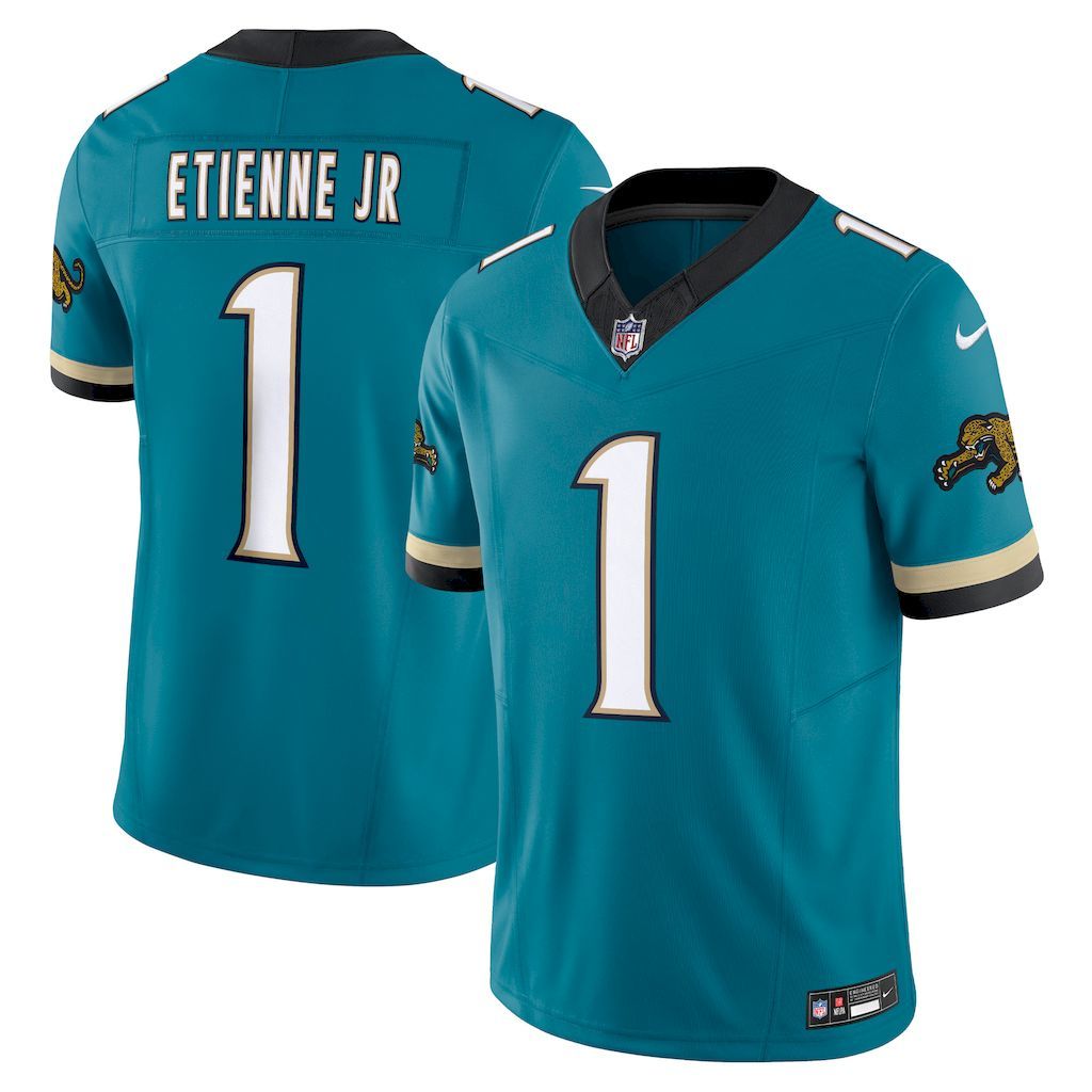 Mens Jacksonville Jaguars Travis Etienne Nike Teal Prowler Throwb.jpg