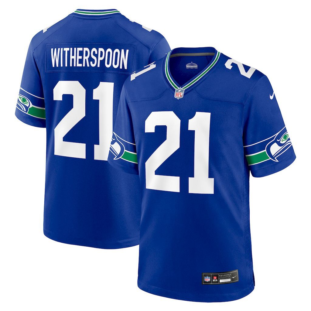 Mens Seattle Seahawks Devon Witherspoon Nike Royal Throwback Play.jpg