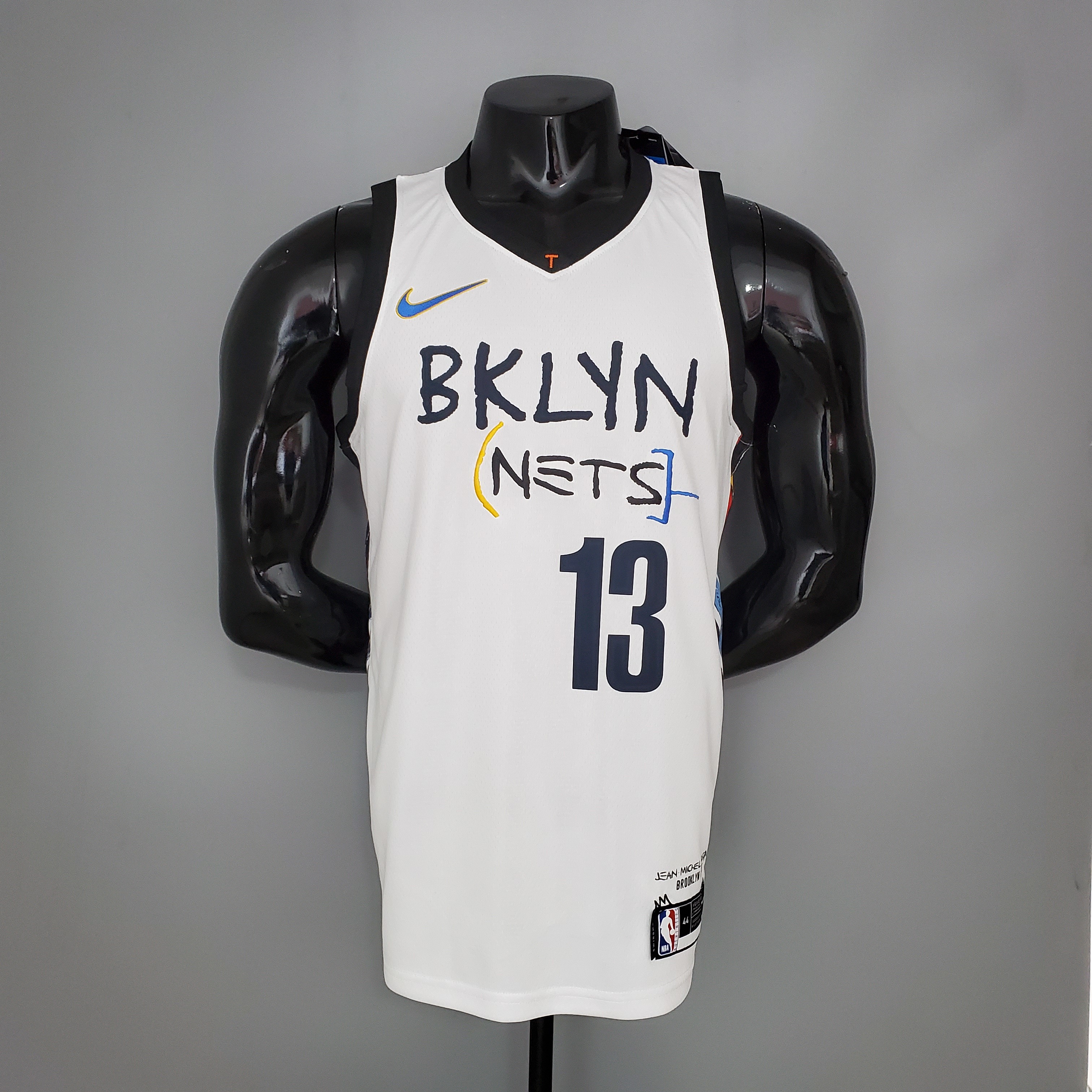 HARDEN#13 Brooklyn Nets graffiti white NBA jersey S-XXL