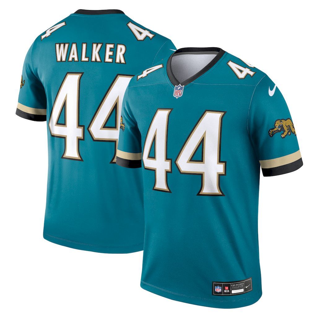 Mens Jacksonville Jaguars Travon Walker Nike Teal Prowler Throwba.jpg