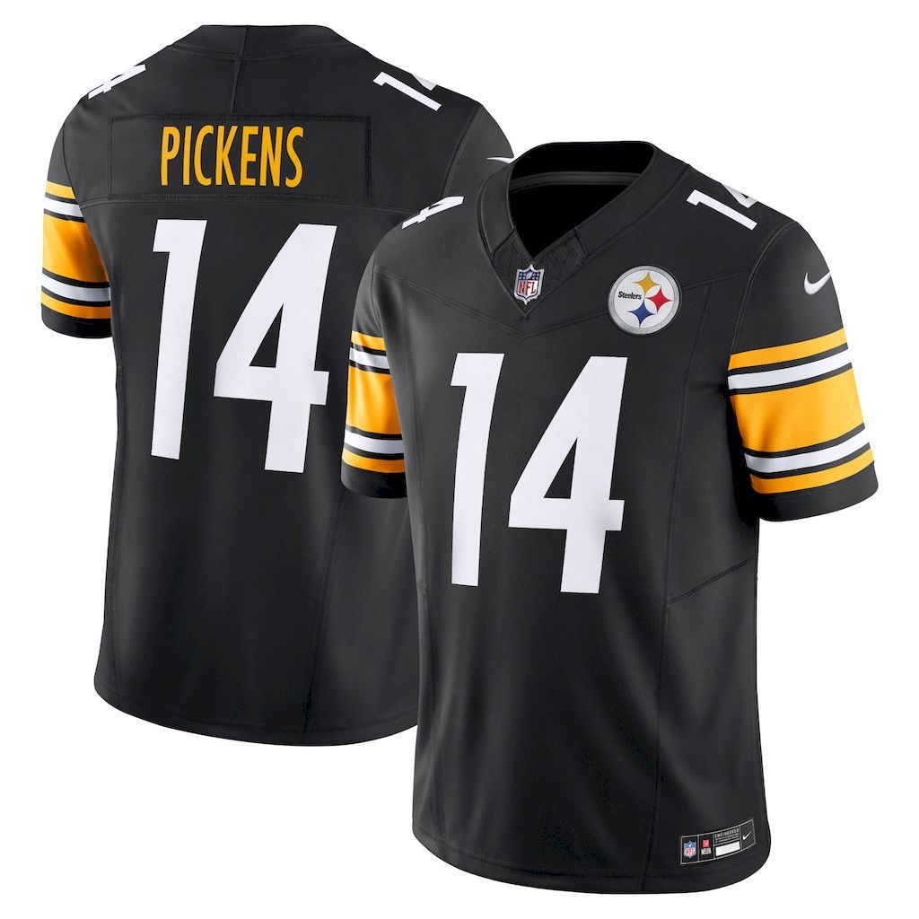 Mens Pittsburgh Steelers George Pickens Nike Black Vapor F.U.S.E..jpg