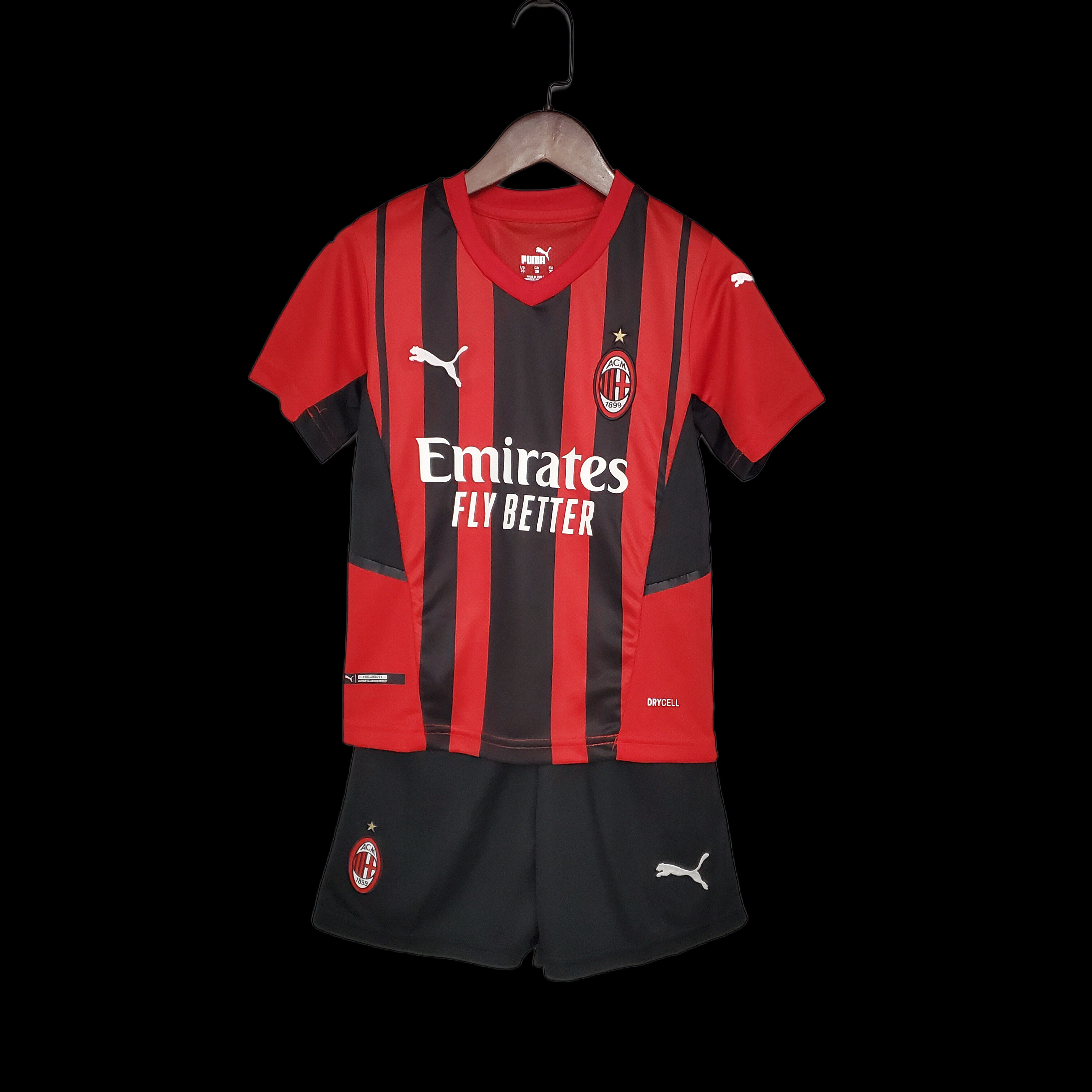 21/22 kids kit AC Milan home size：16-28