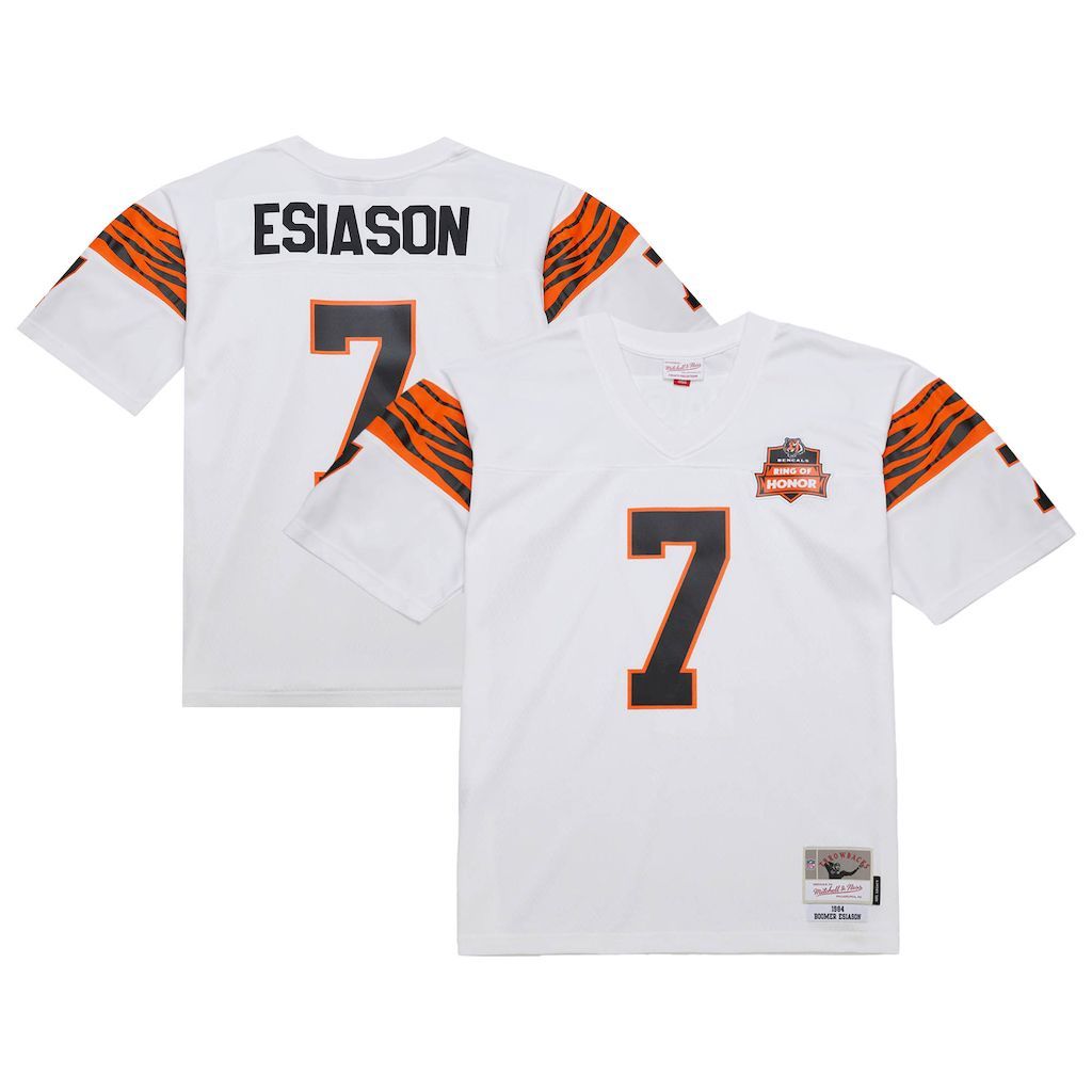 Mens Cincinnati Bengals Boomer Esiason Mitchell  Ness White 1984.jpg