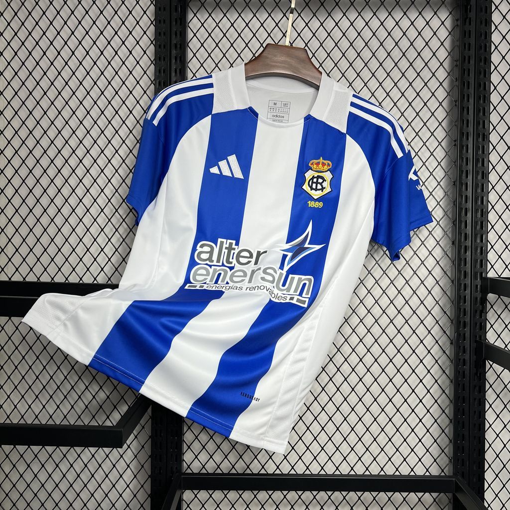 Real Club Recreativo de Huelva 2024/25 Home Jersey S-XXL