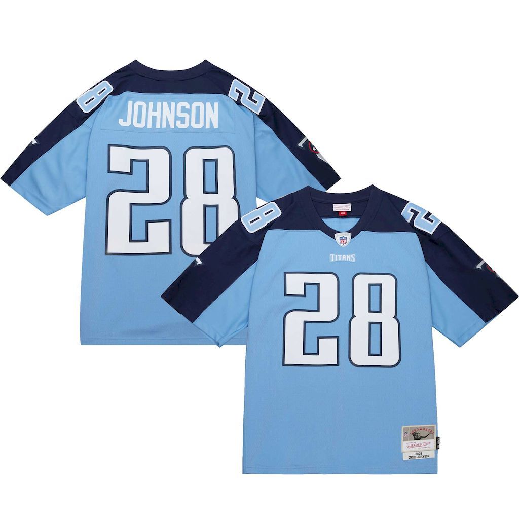 Mens Tennessee Titans Chris Johnson Mitchell  Ness Light Blue Leg.jpg