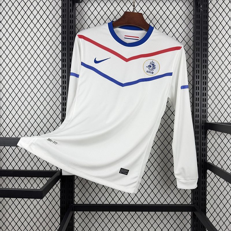 Retro France 2012 Away Long Sleeve Jersey