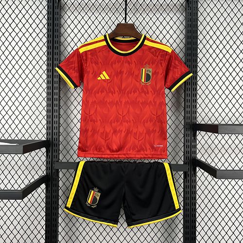 Kids Belgium 2026 World Cup Home Kit