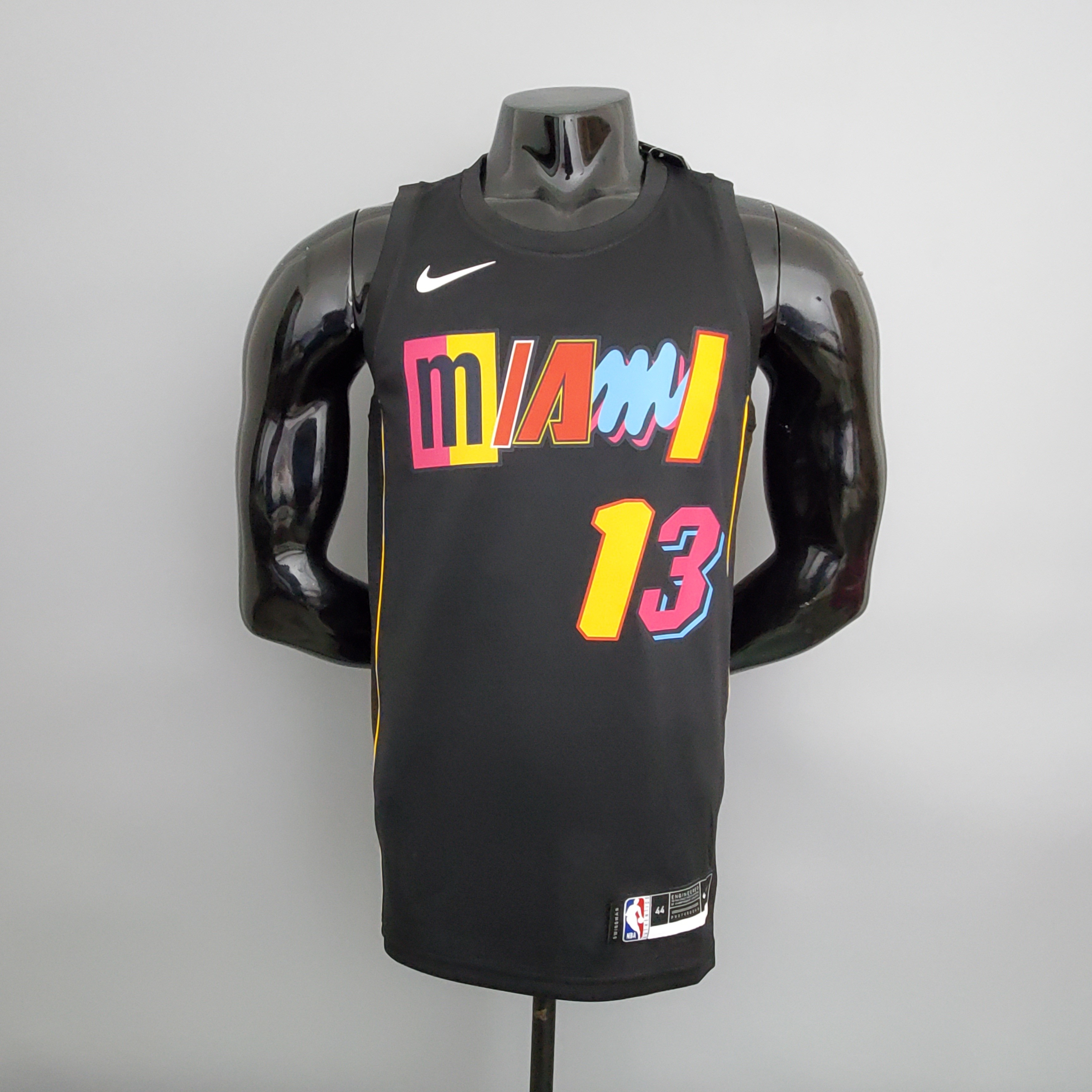2022 Season Heat Adebayor #13 City Edition Black NBA Jersey S-XXL