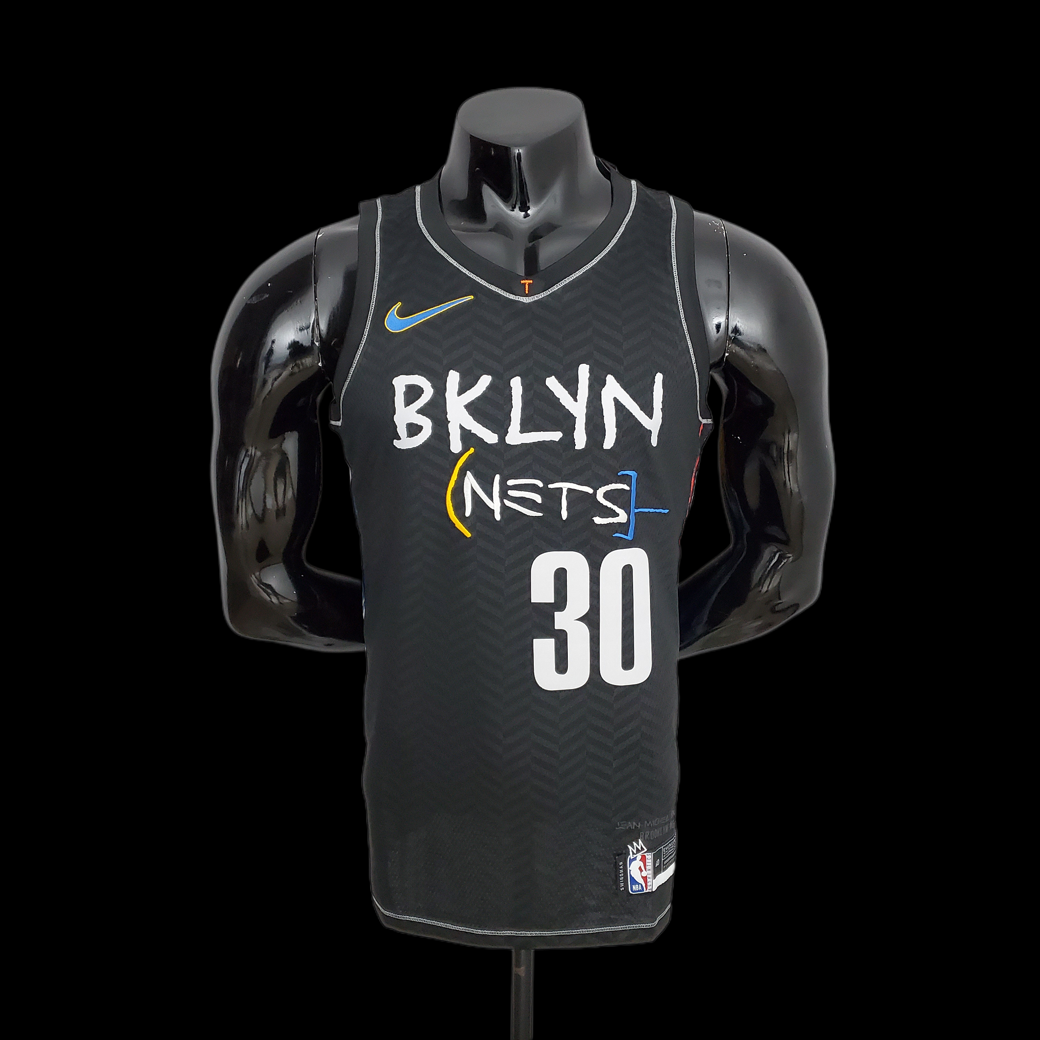 Brooklyn Nets Curry #30 City Edition Black S-XXL