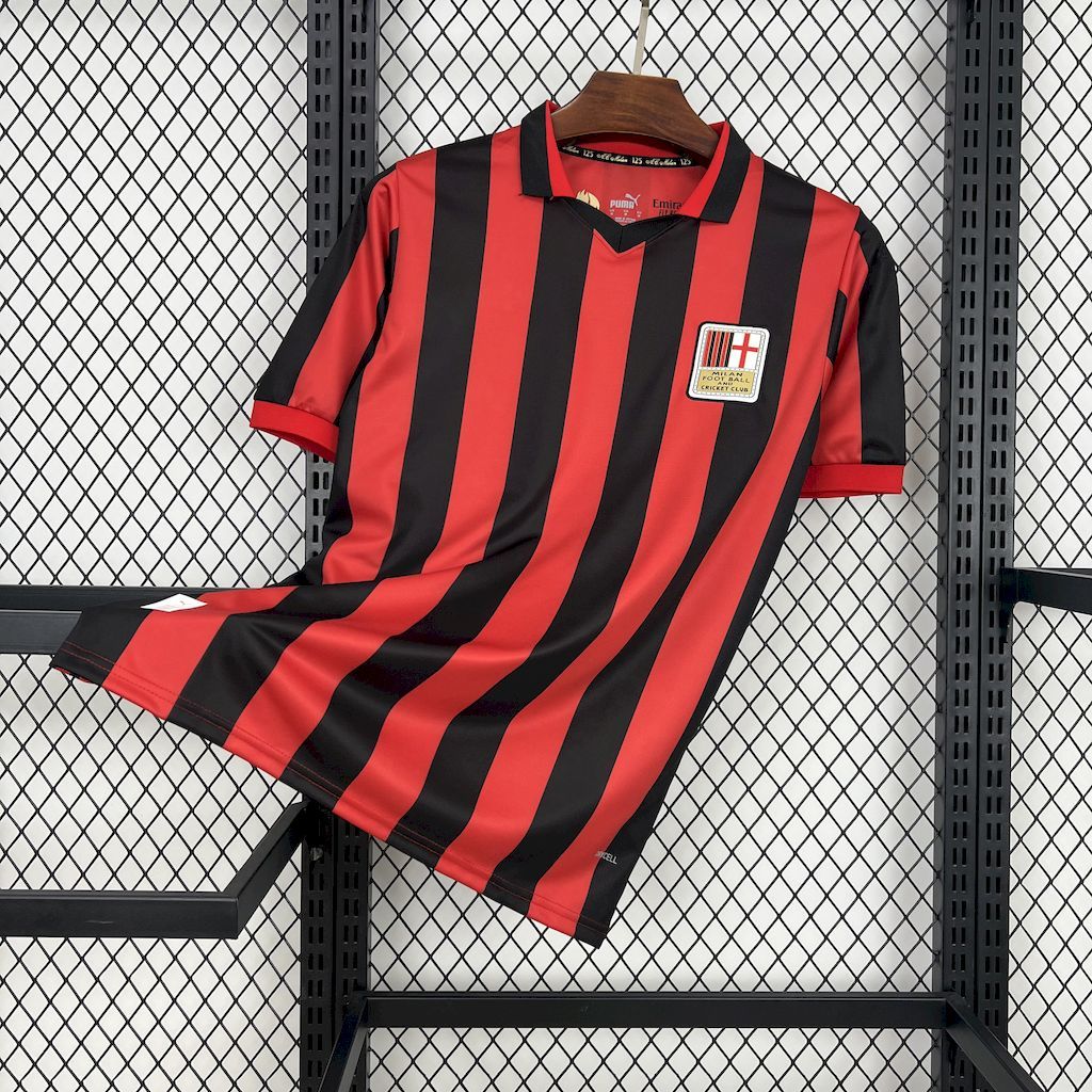AC Milan 2024/25 125th Anniversary Edition  Retro Jersey S-XXXXL