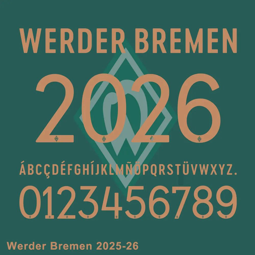 Werder Bremen 2025-26 font download package with TTF, OTF, AI, CDR, an 拷贝.jpg