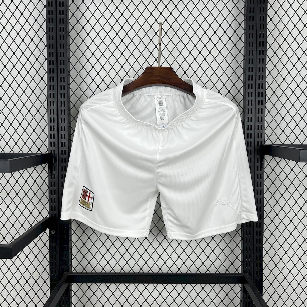 AC Milan 2024/25 125th Anniversary Edition White Shorts S-XXL