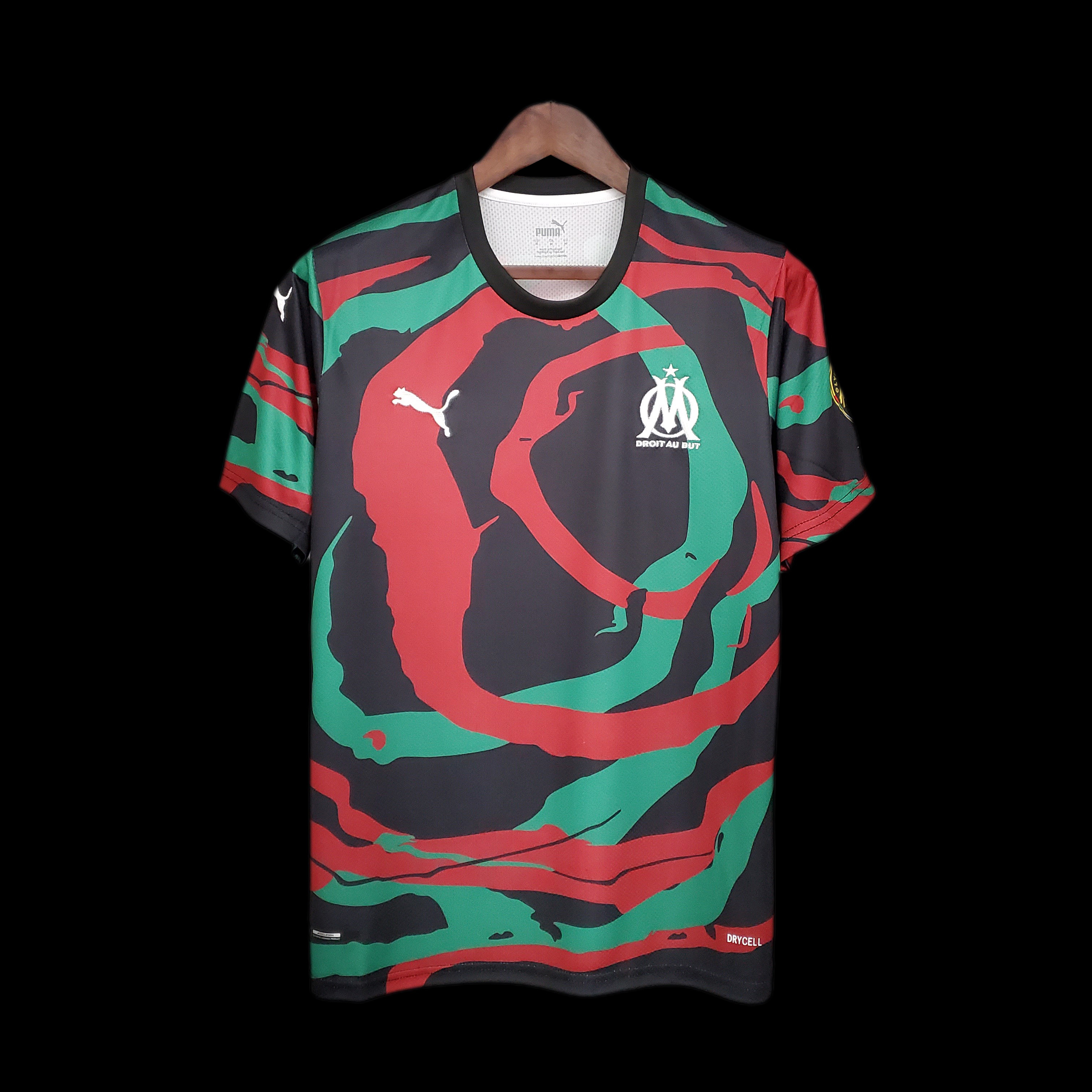 21-22 Olympique Marseille "OM Africa" Special Edition red black green S-2XL