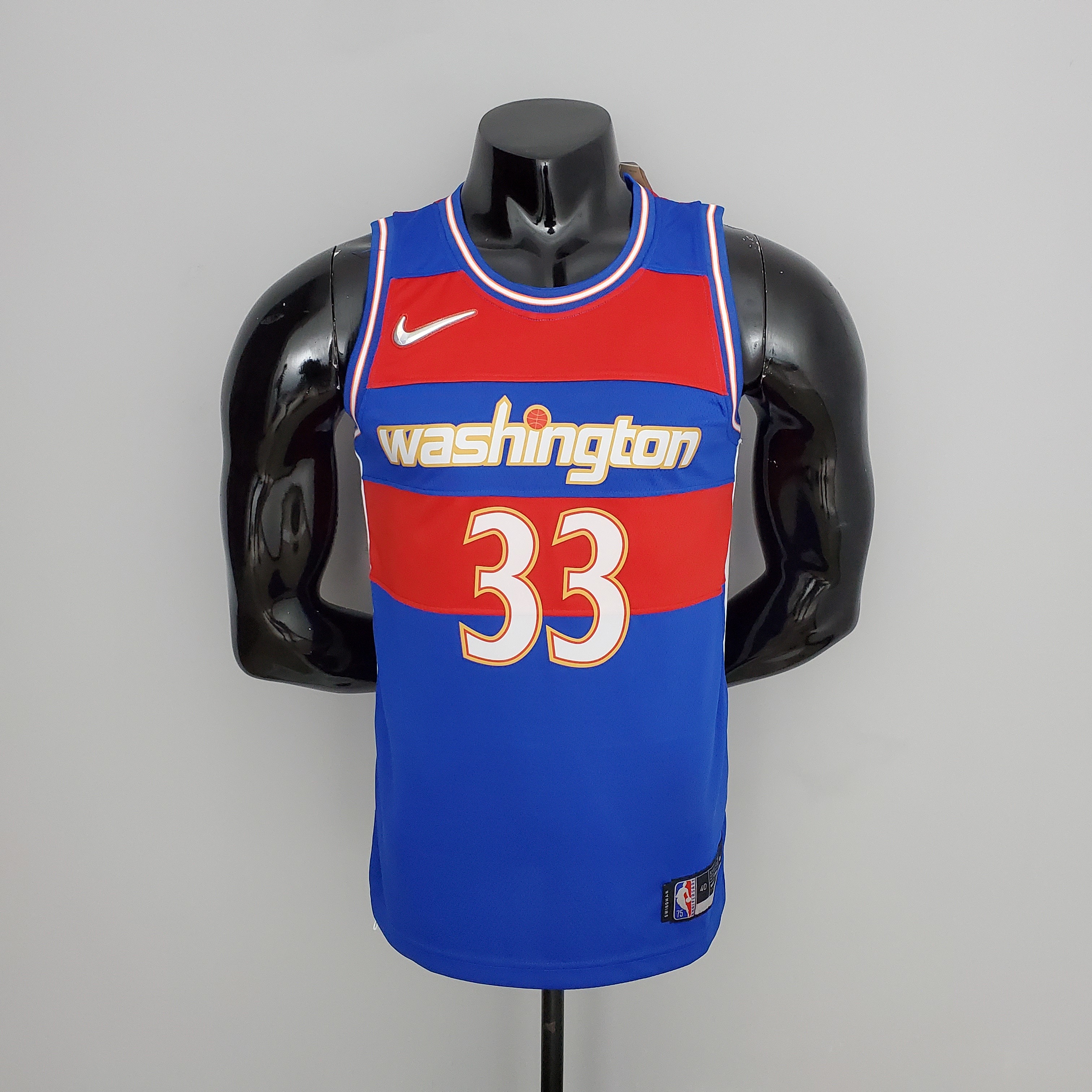 2022 Season Kuzma #33 Talent City Edition Blue Red NBA Jersey S-XXL