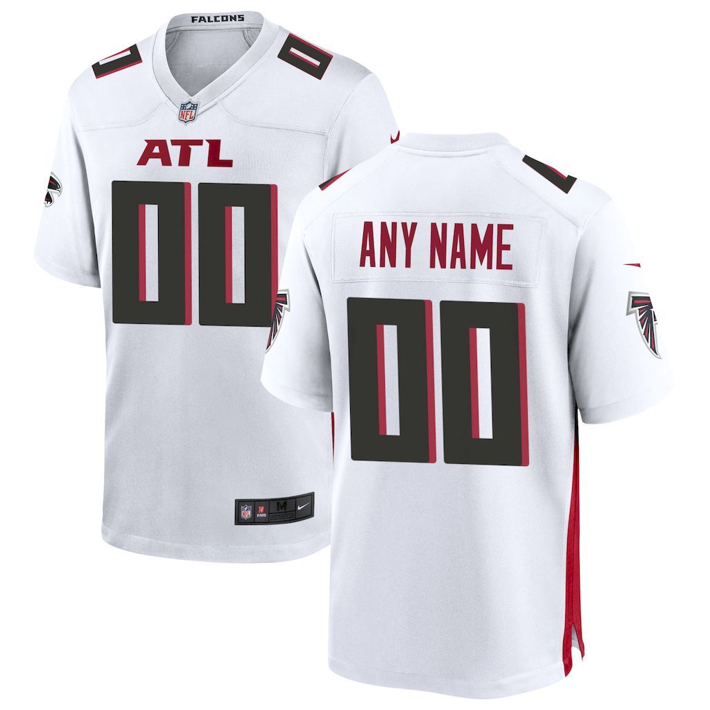 Mens Atlanta Falcons Nike White Custom Game Jersey.jpg