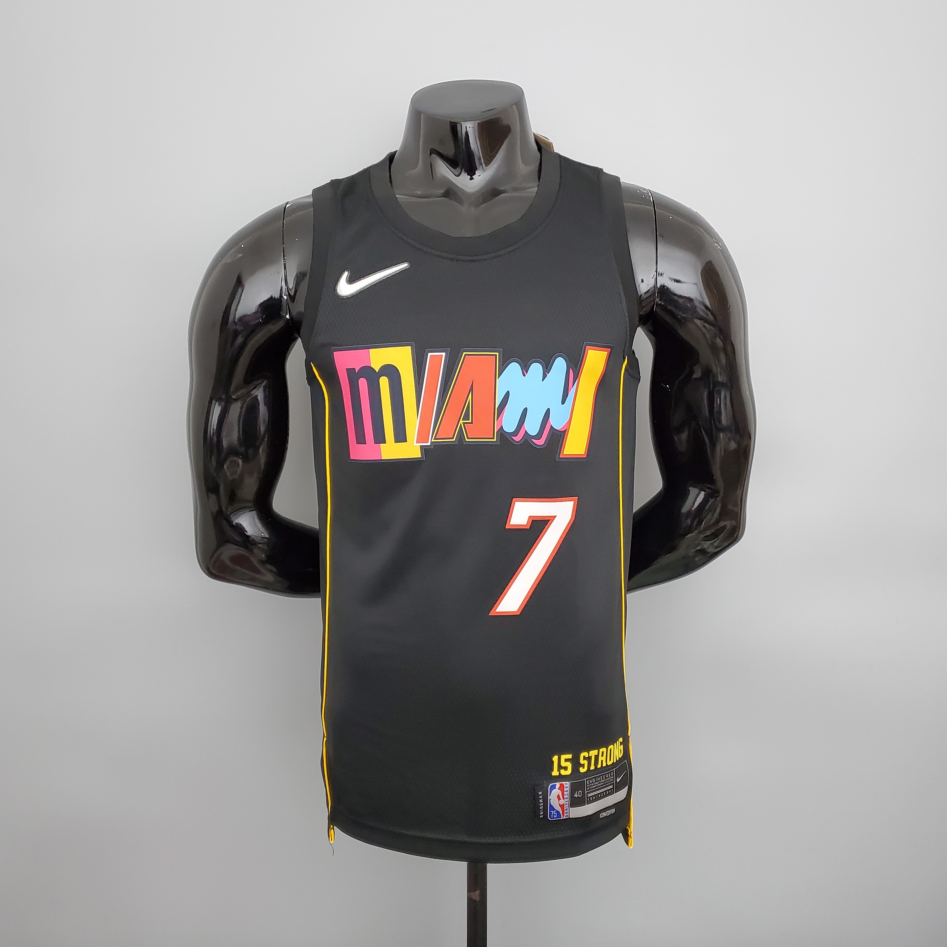 2022 season Lowry #7 Heat City Edition Black NBA Jersey S-XXL