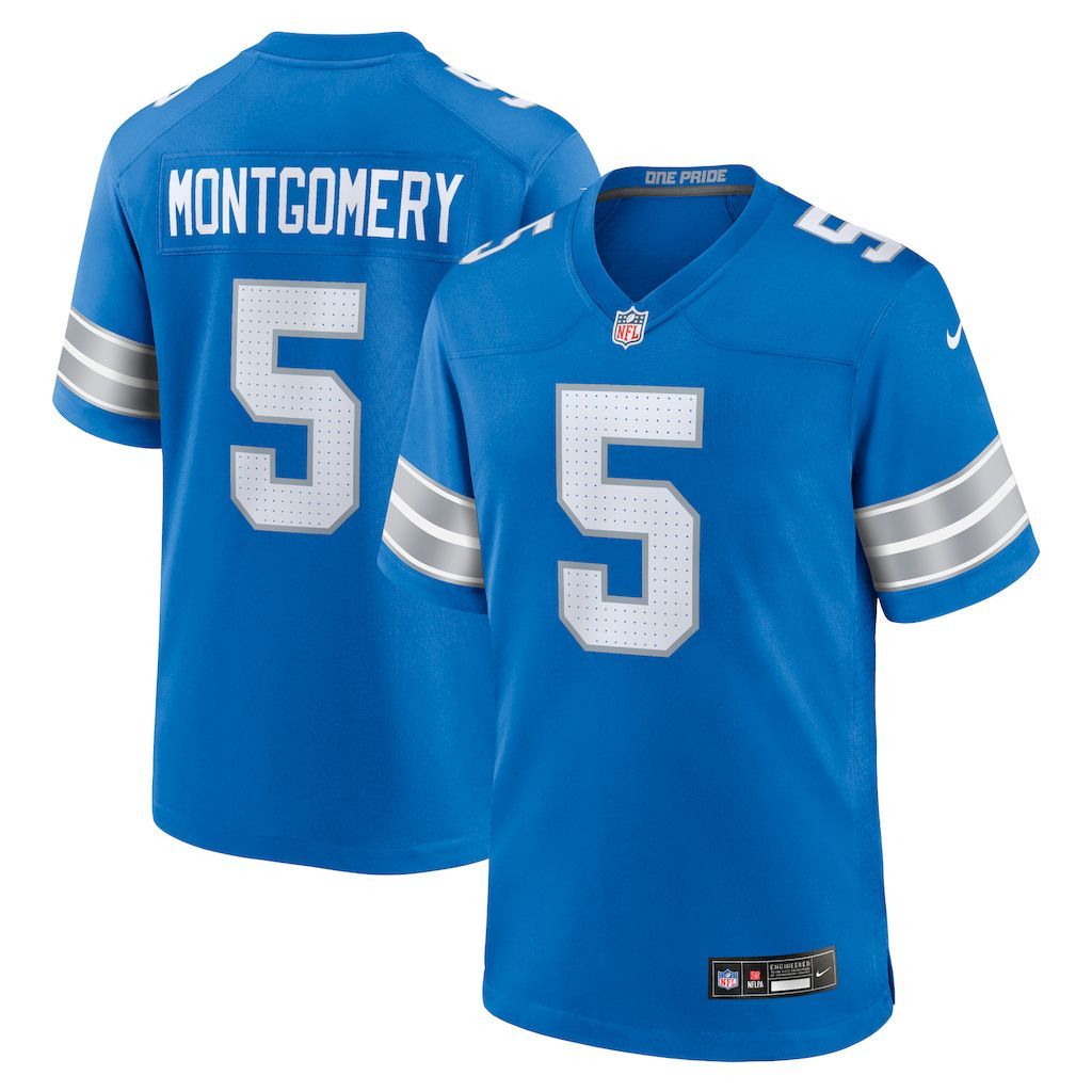 Mens Detroit Lions David Montgomery Nike Blue Game Jersey.jpg