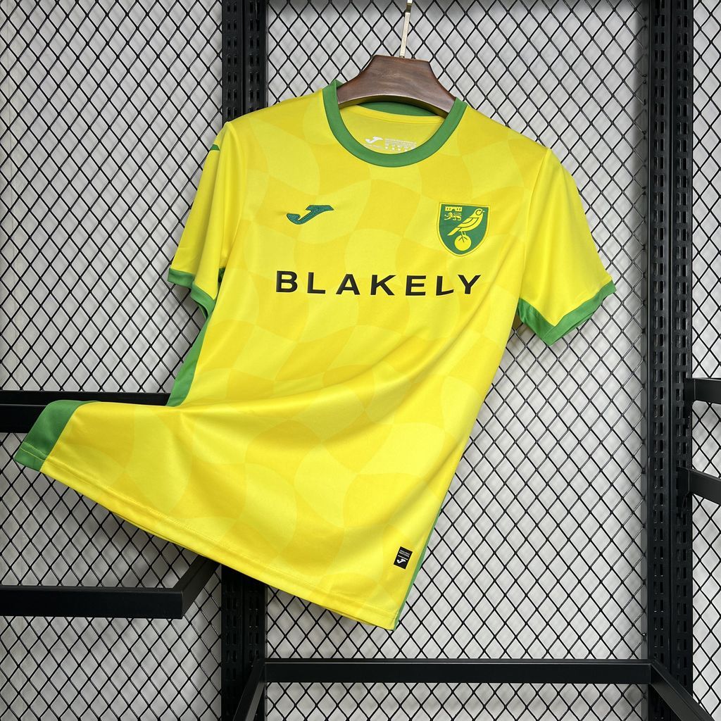 Norwich City F.C. 2024/25 Home Jersey S-XXL
