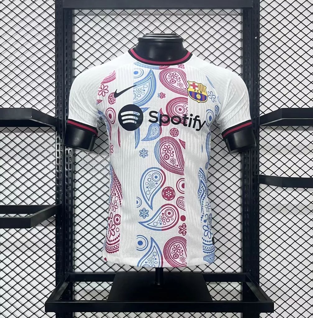 Barcelona 2024/25 Special Edition White Jersey Player Version