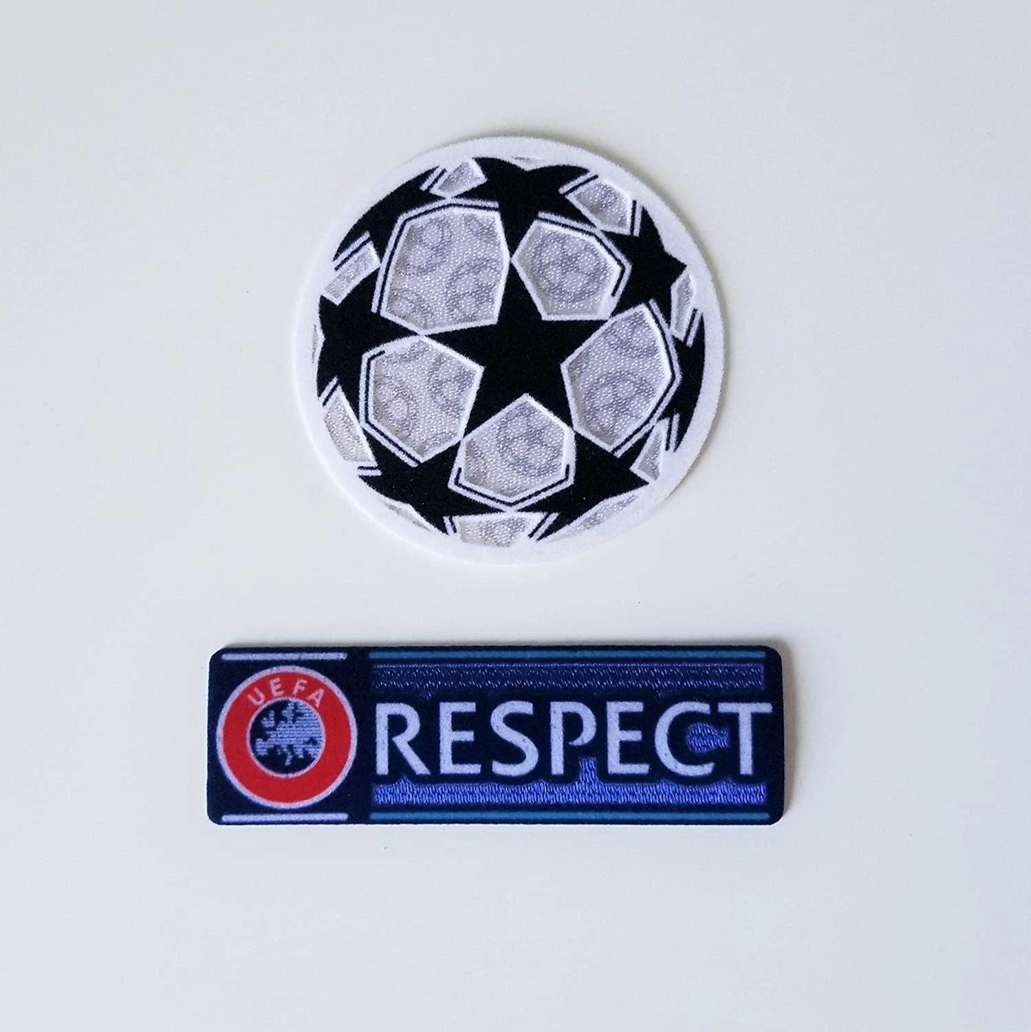 UEFA Champions League Soccer Patch Respect Iron-On Patch Ballstar La L.jpg