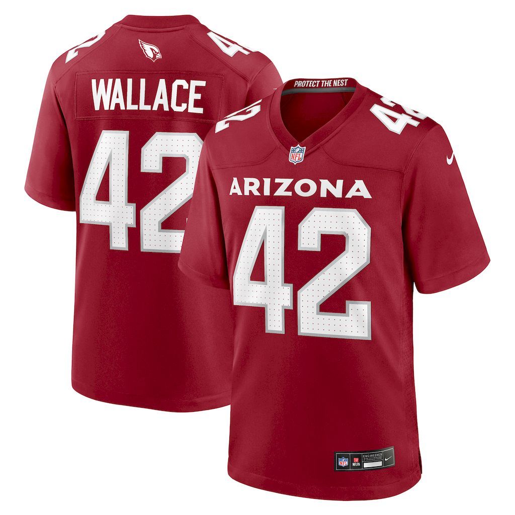 Mens Arizona Cardinals KVon Wallace Nike  Cardinal Team Game Jers (2).jpg