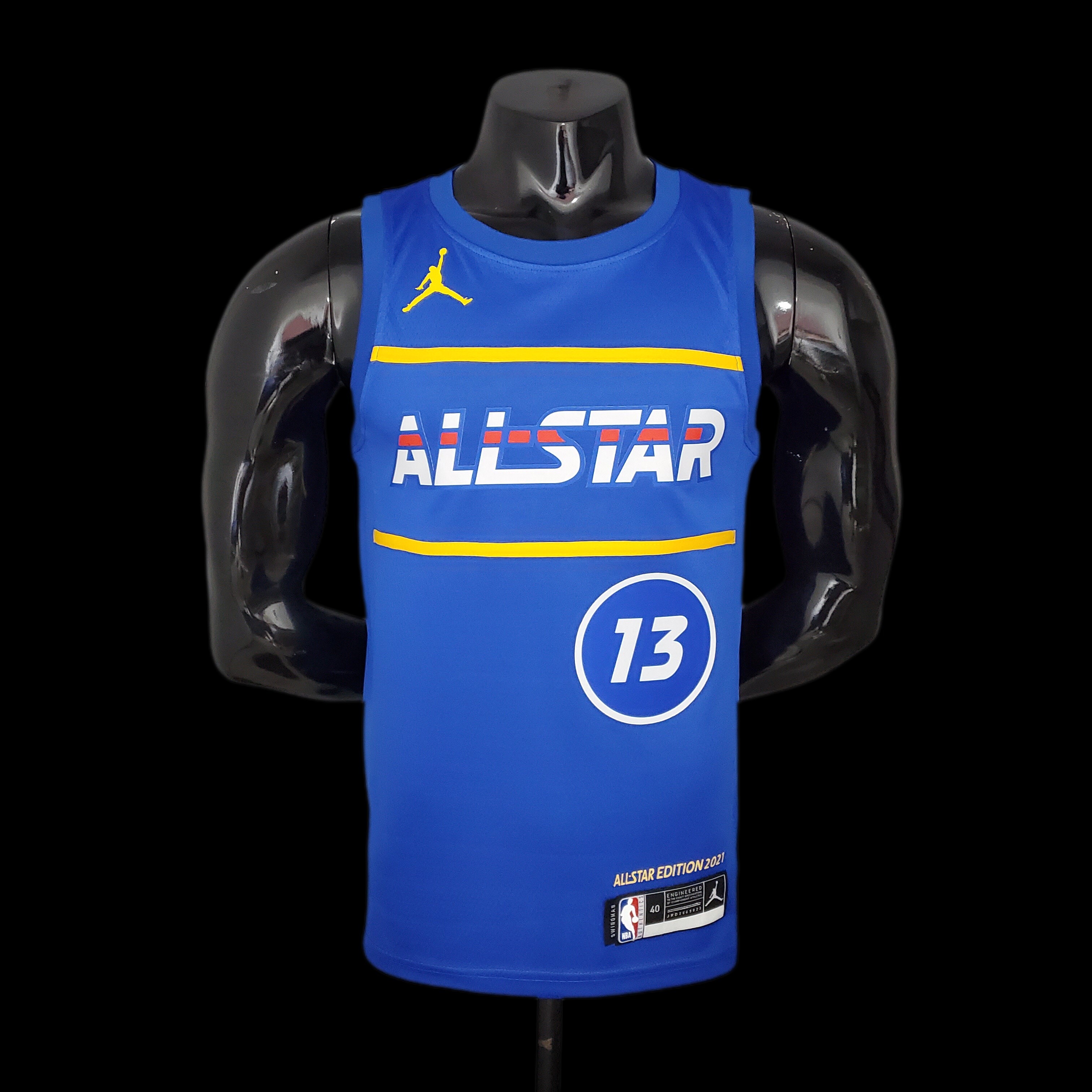 2021 HARDEN#13 All-Star Blue NBA Jersey S-XXL