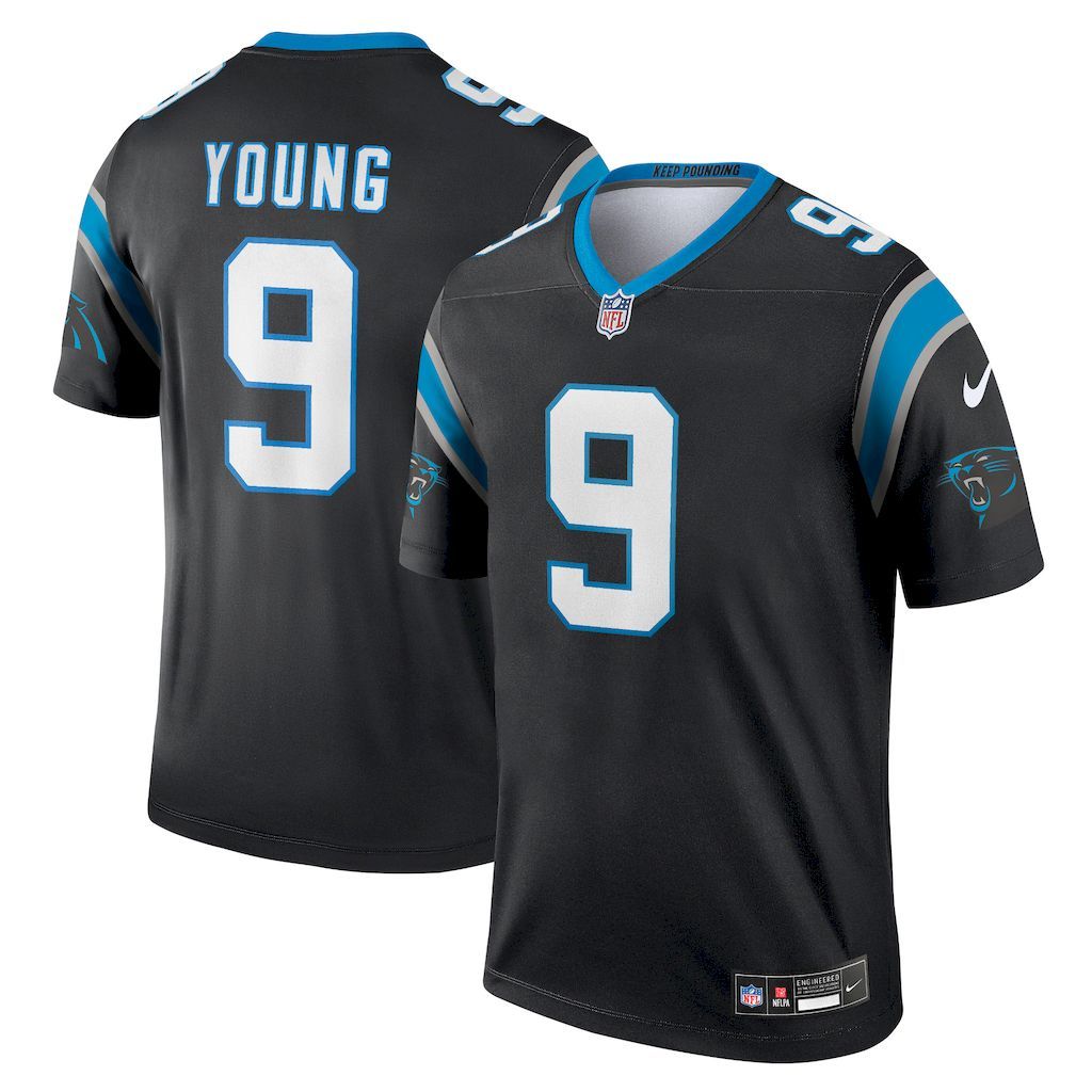 Mens Carolina Panthers Bryce Young Nike Black  Legend Jersey.jpg