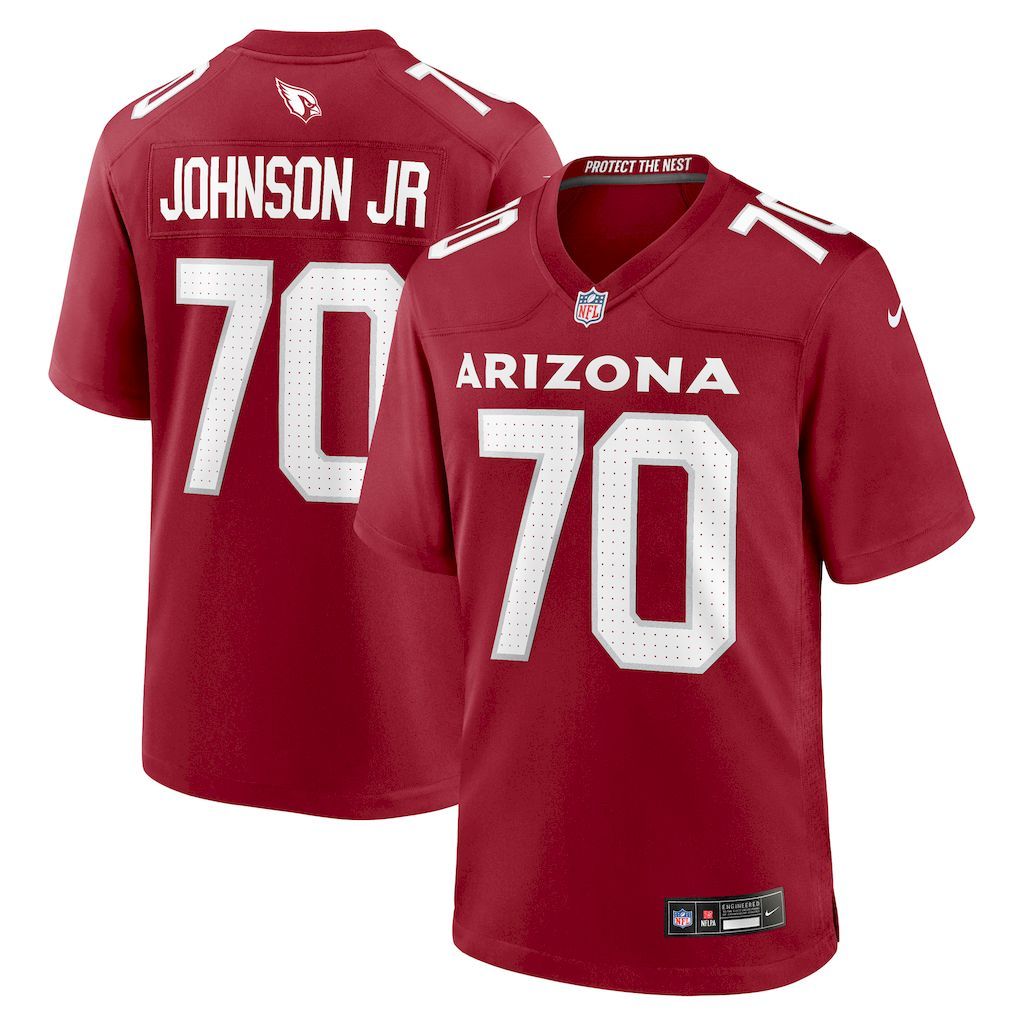Mens Arizona Cardinals Paris Johnson Jr. Nike Cardinal 2023 NFL D.jpg