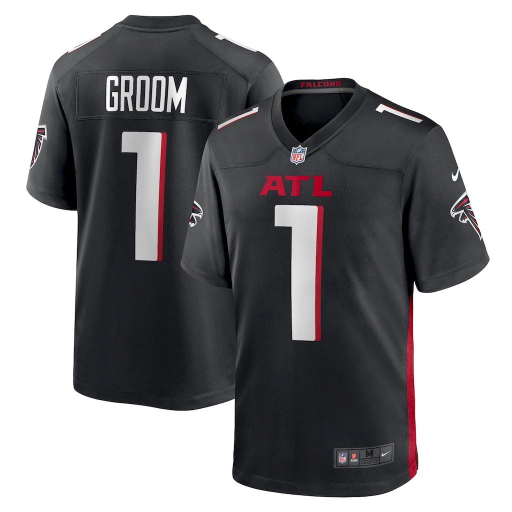 Mens Atlanta Falcons Number 1 Groom Nike Black Game Jersey.jpg