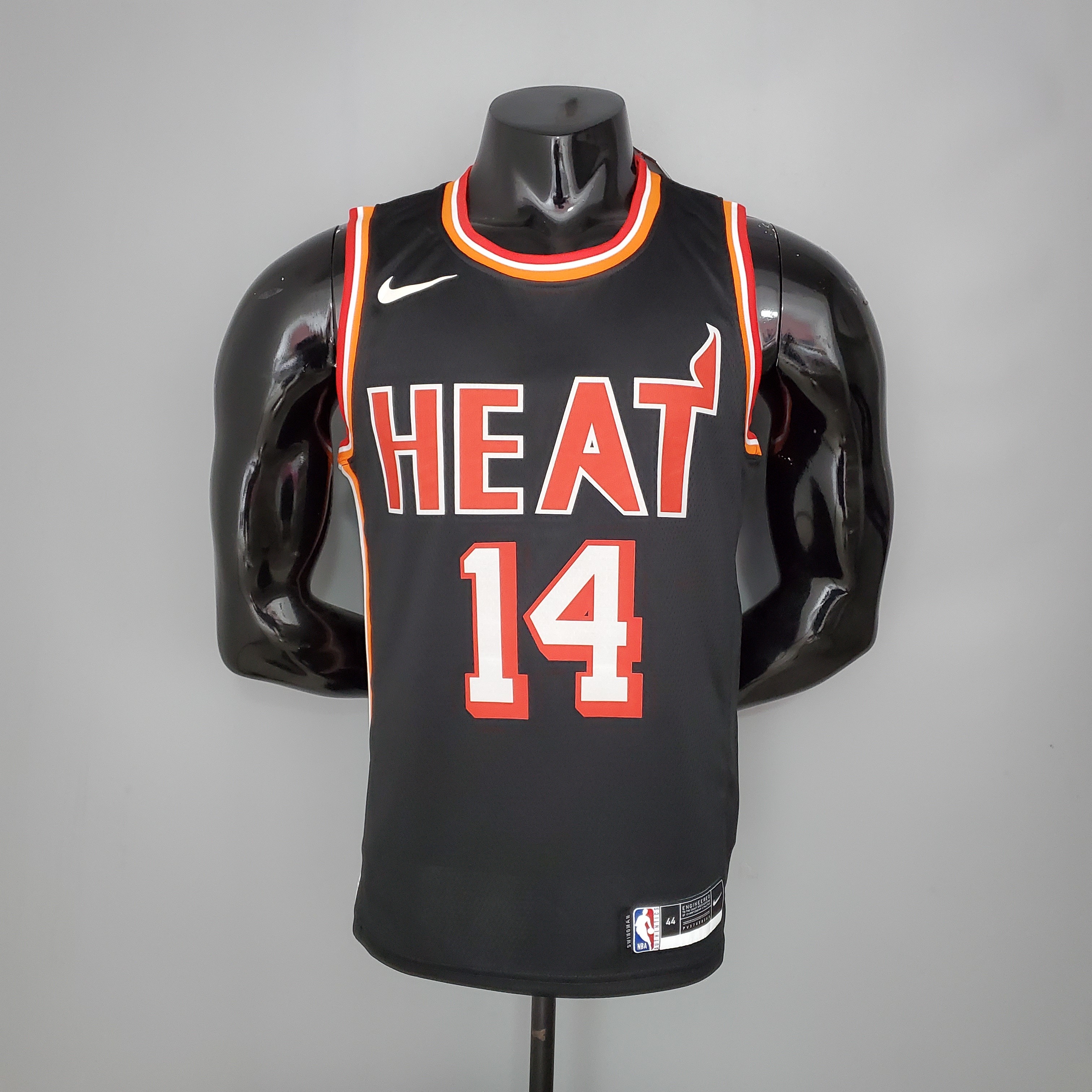 2018 HERRO#14 Heat Retro Night Black NBA Jersey S-XXL