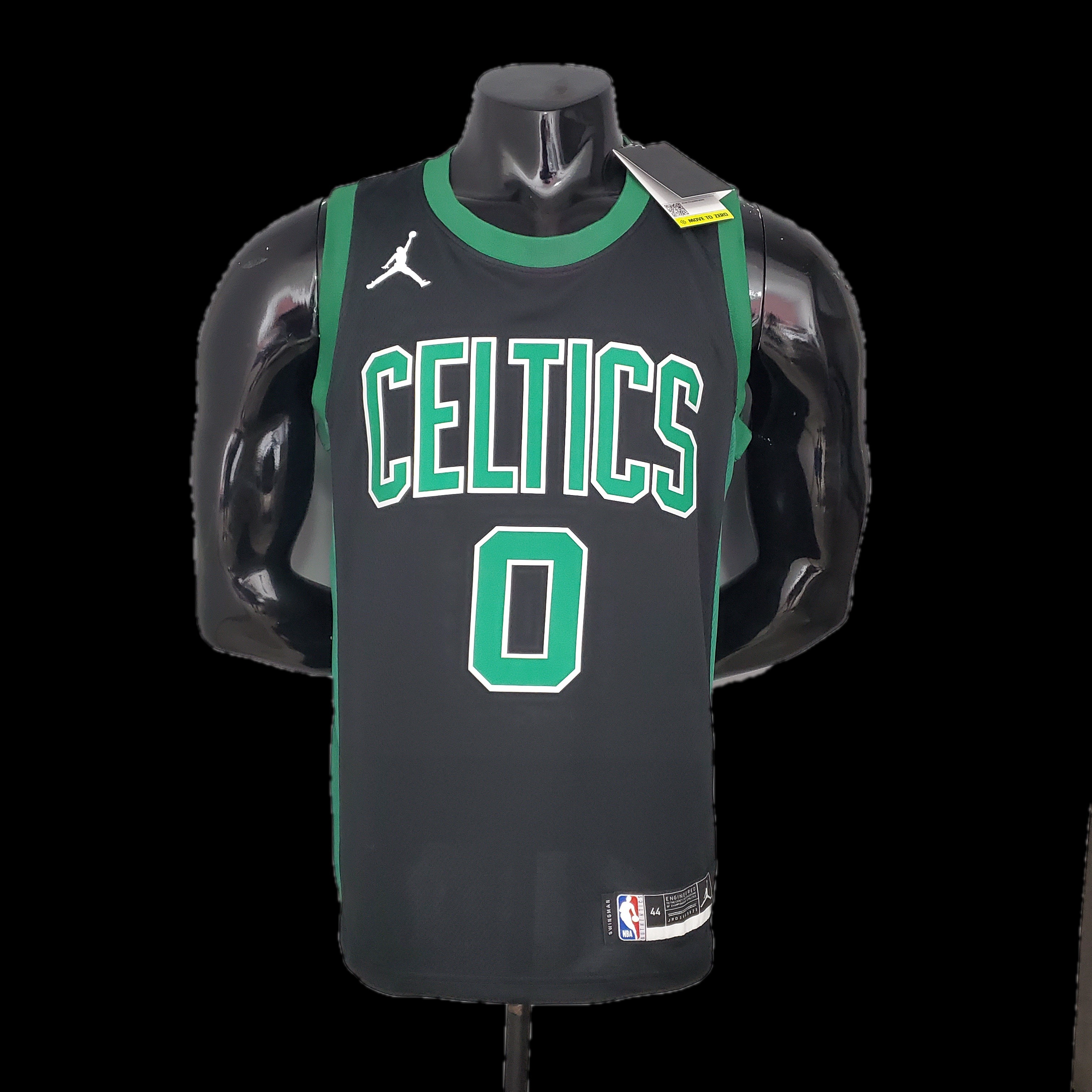 TATUM #0 Celtics White Jordan theme black NBA jersey Size:S-XXL