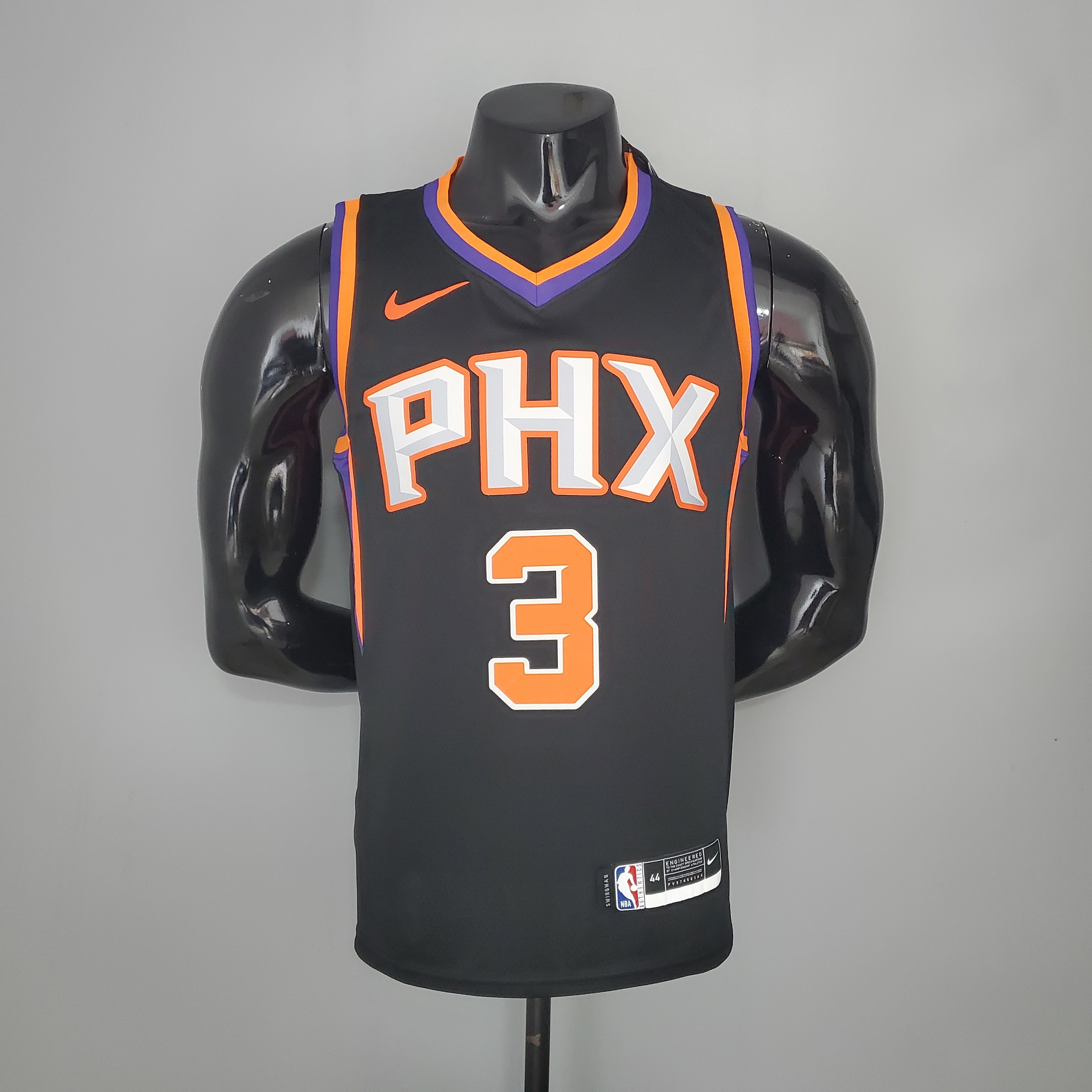 2021 PAUL#3 Suns Black NBA Jersey S-XXL