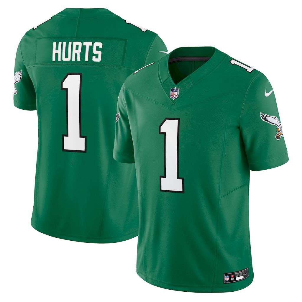 Mens Philadelphia Eagles Jalen Hurts Nike Kelly Green Vapor F.U.S.jpg