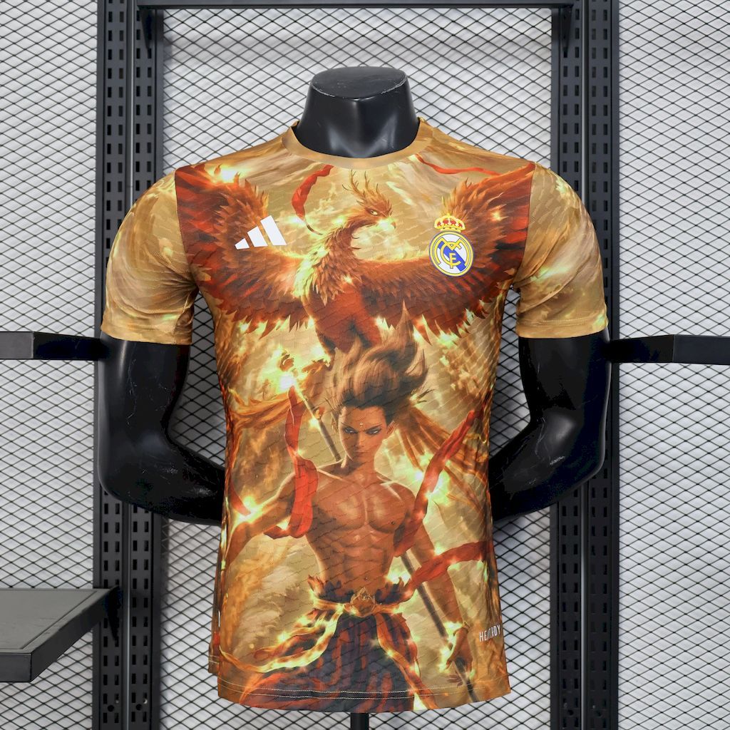 Real Madrid 2025/26 Nezha Phoenix Version Jersey Player Version