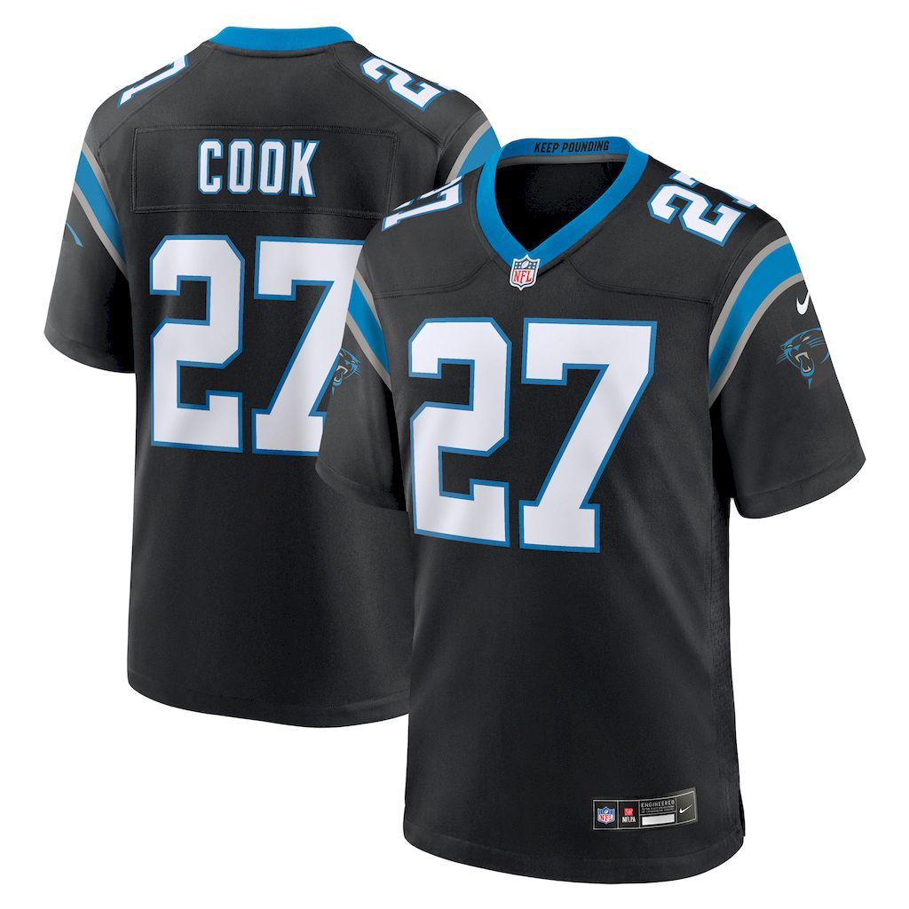 Mens Carolina Panthers Alex Cook Nike  Black  Game Jersey.jpg