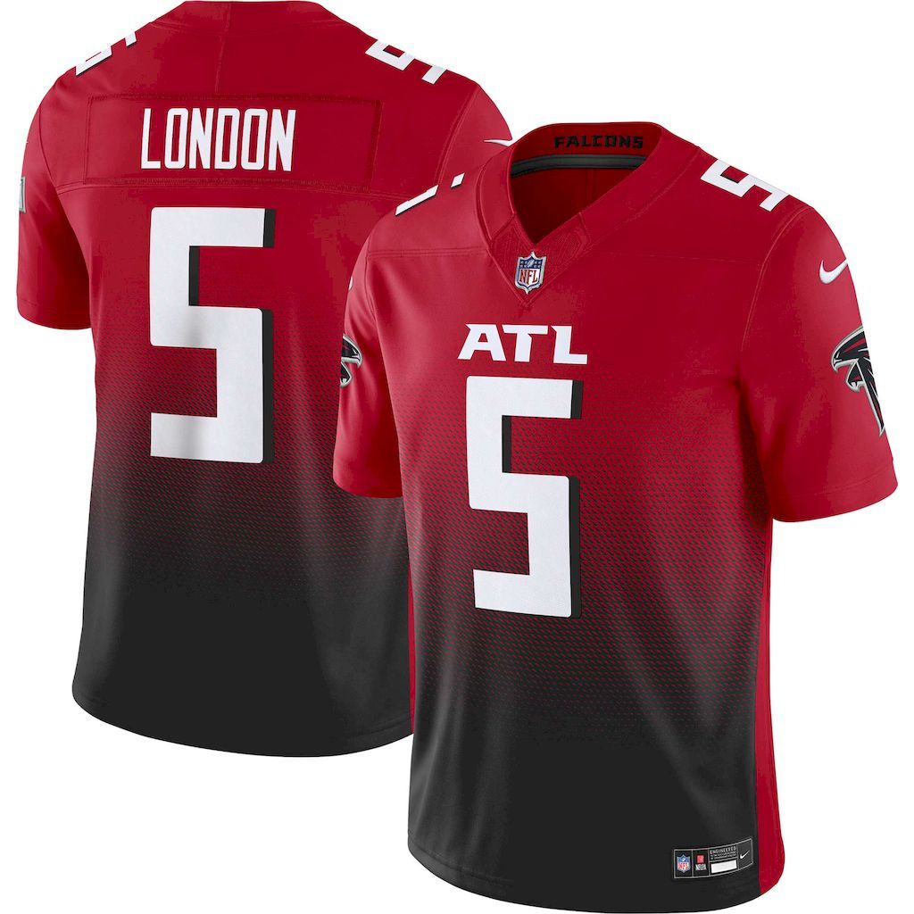 Mens Atlanta Falcons Drake London Nike Red Vapor F.U.S.E. Limited.jpg
