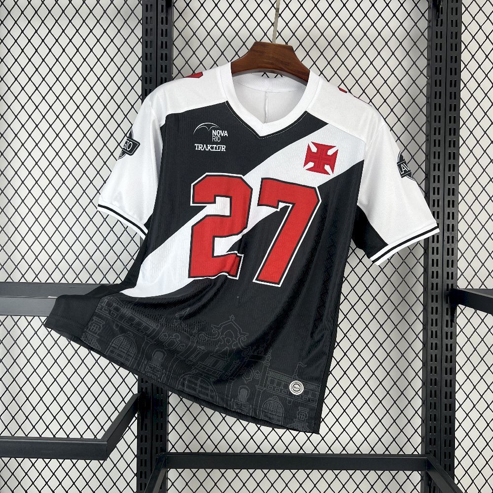 Mens Vasco da gama 2025/26 Camisa Almirantes 27 Jersey