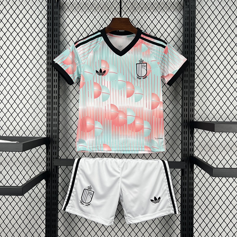 Kids Belgium 2026 World Cup Away Kit