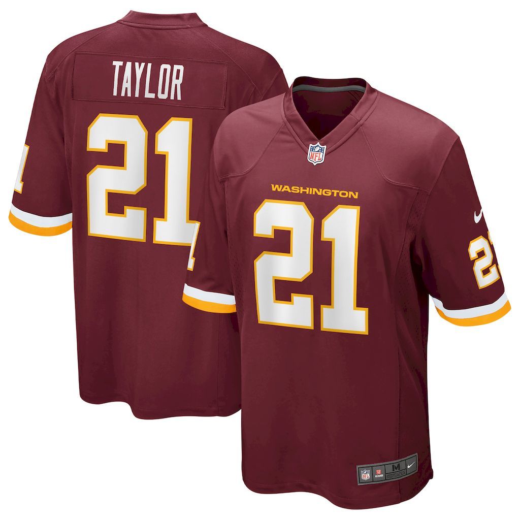 Mens Washington Football Team Sean Taylor Nike Burgundy Retired P.jpg
